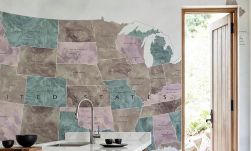 US State Map - Leire Wash