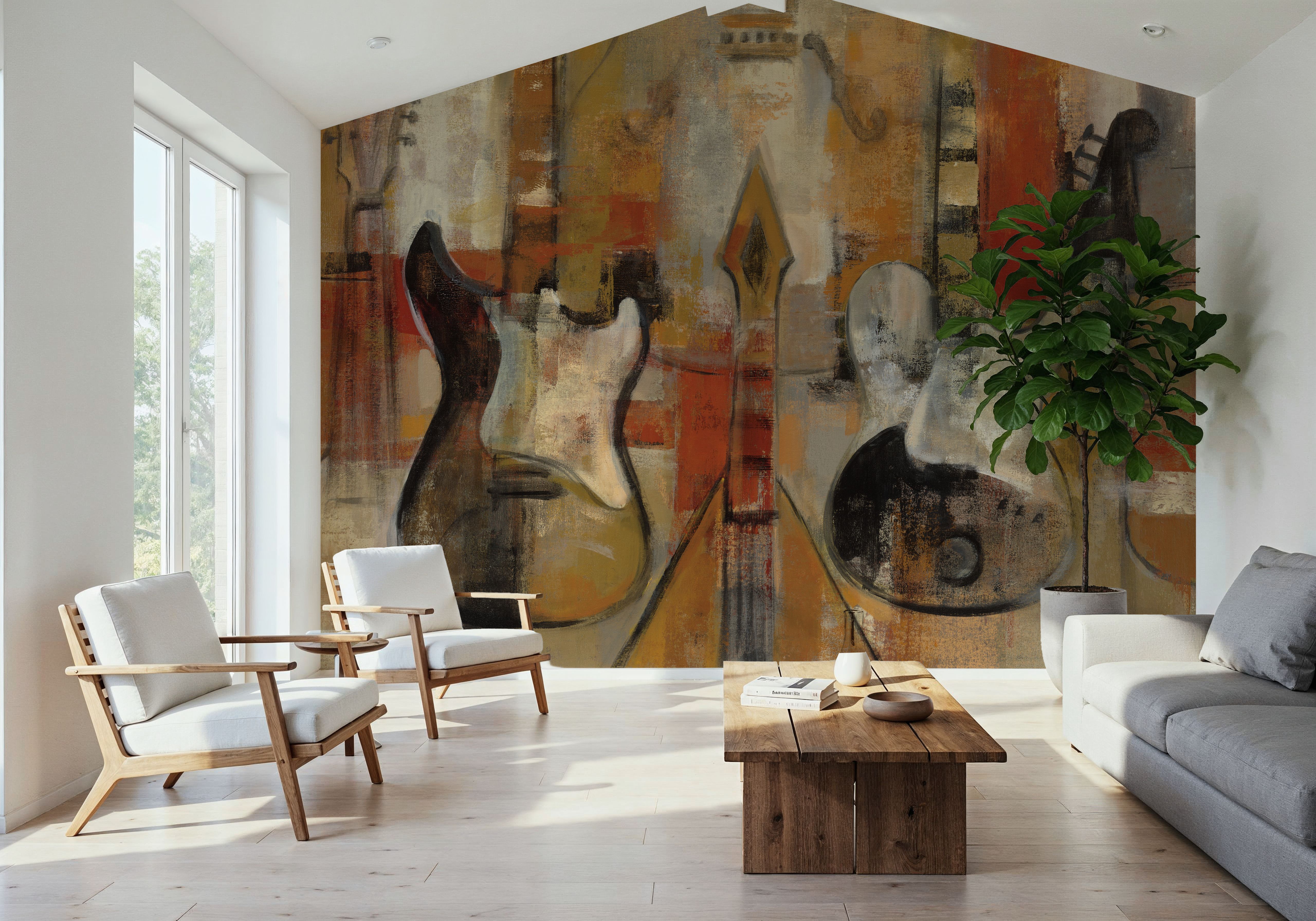 Rock and Roll Rhythm, Papier peint