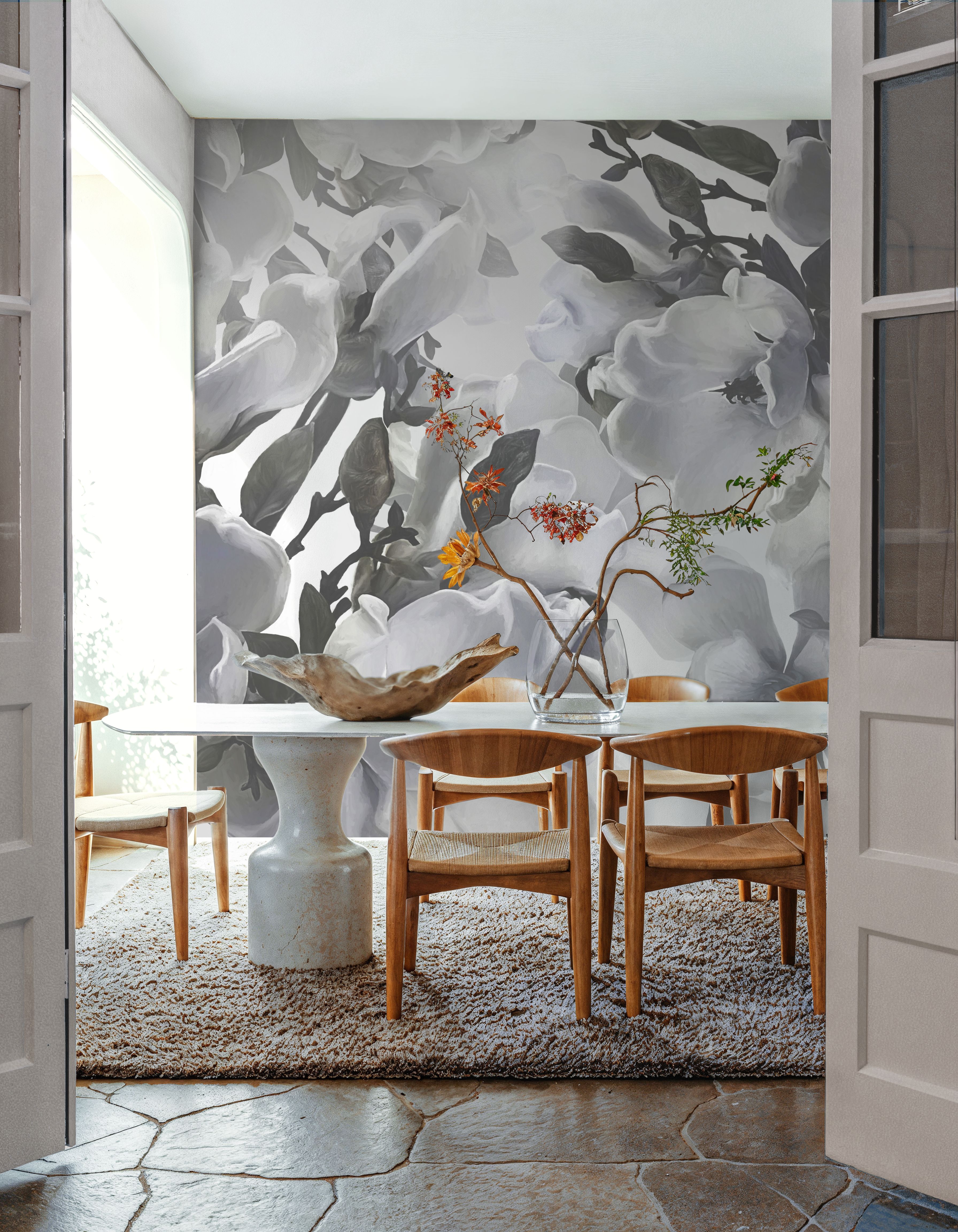 Dreaming of Magnolias Small (No Lines), Blue