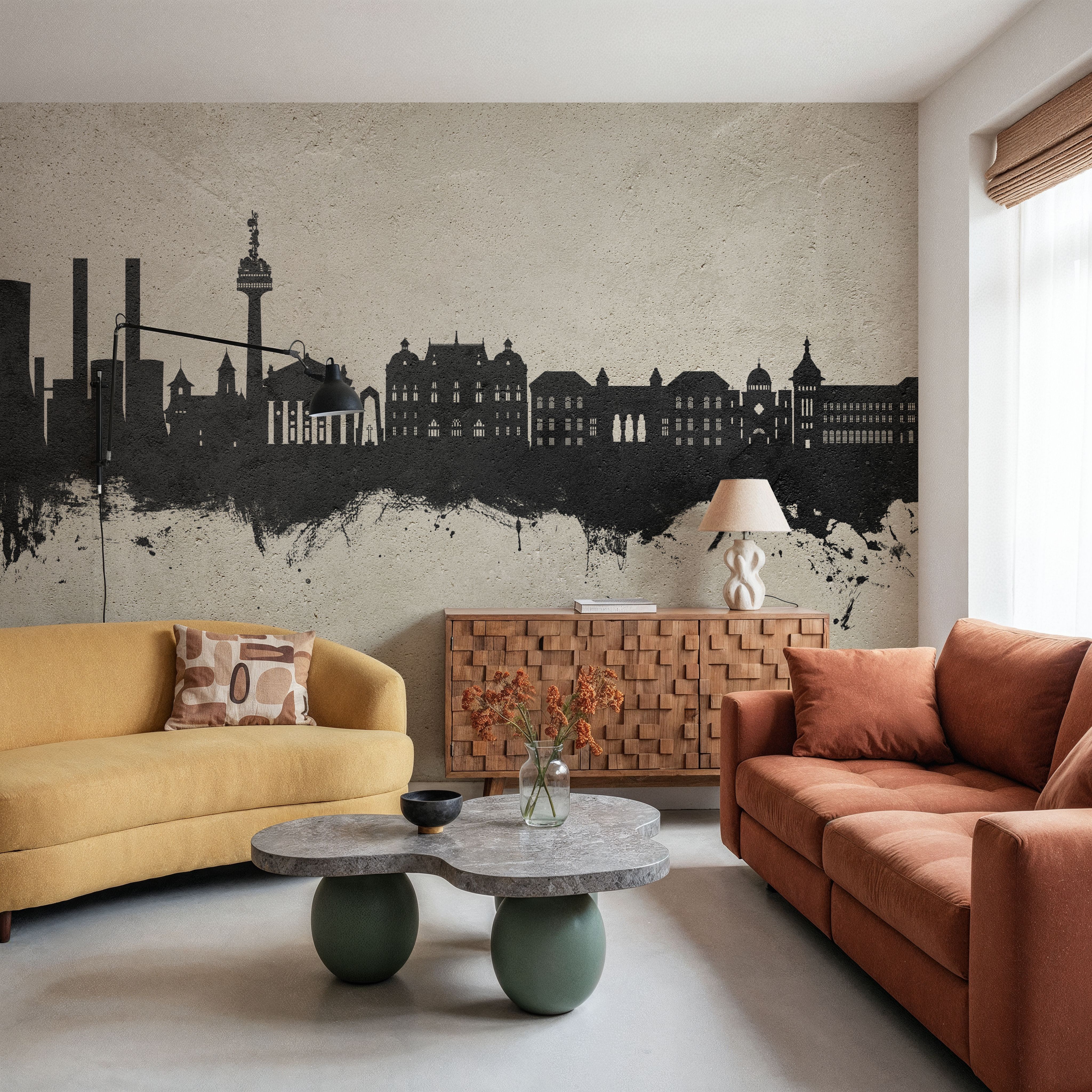 Galaţi Romania Skyline Concrete