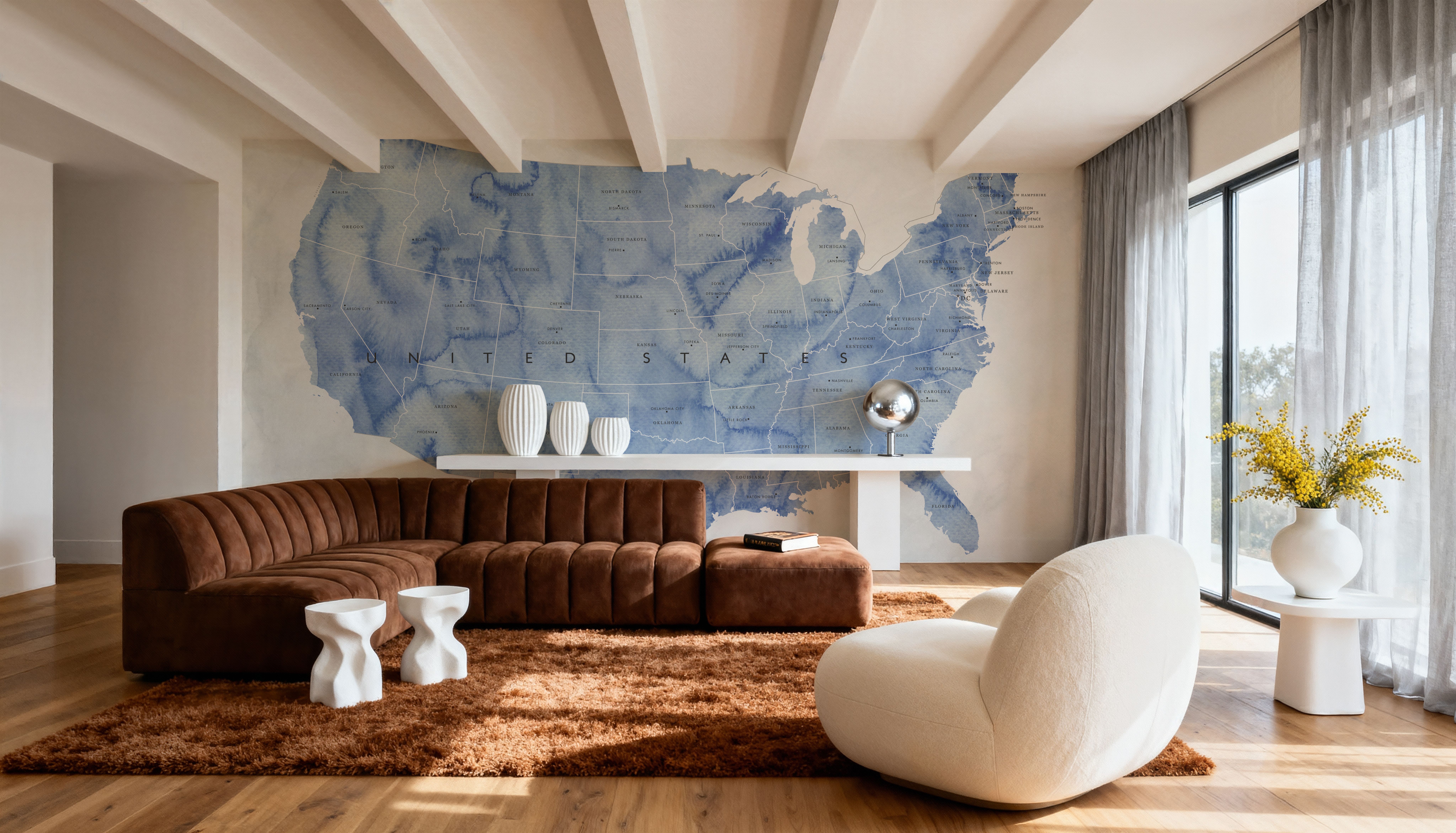 US State Map - Iria Wash