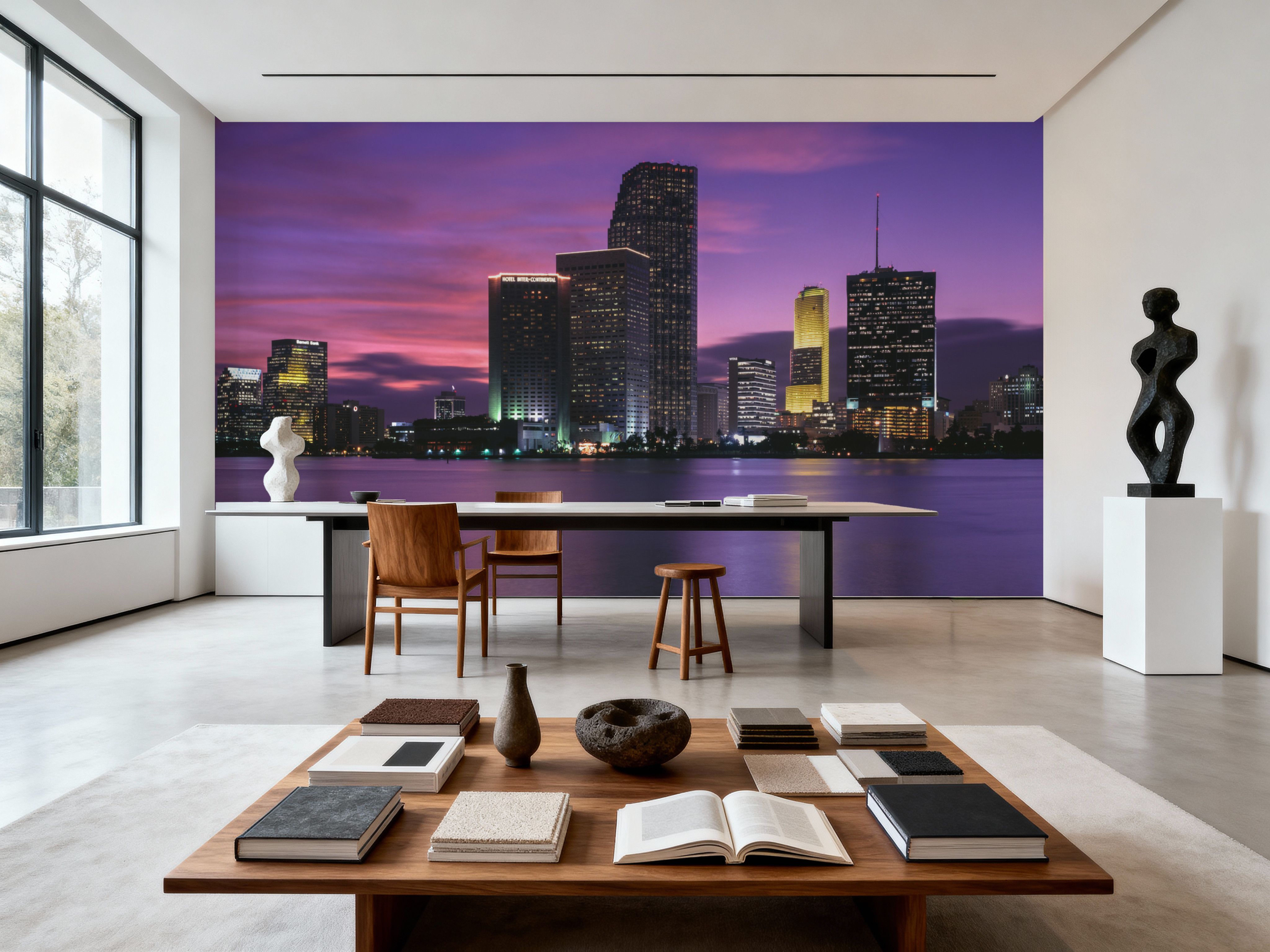 Sunset Pink Twilight Metropolis