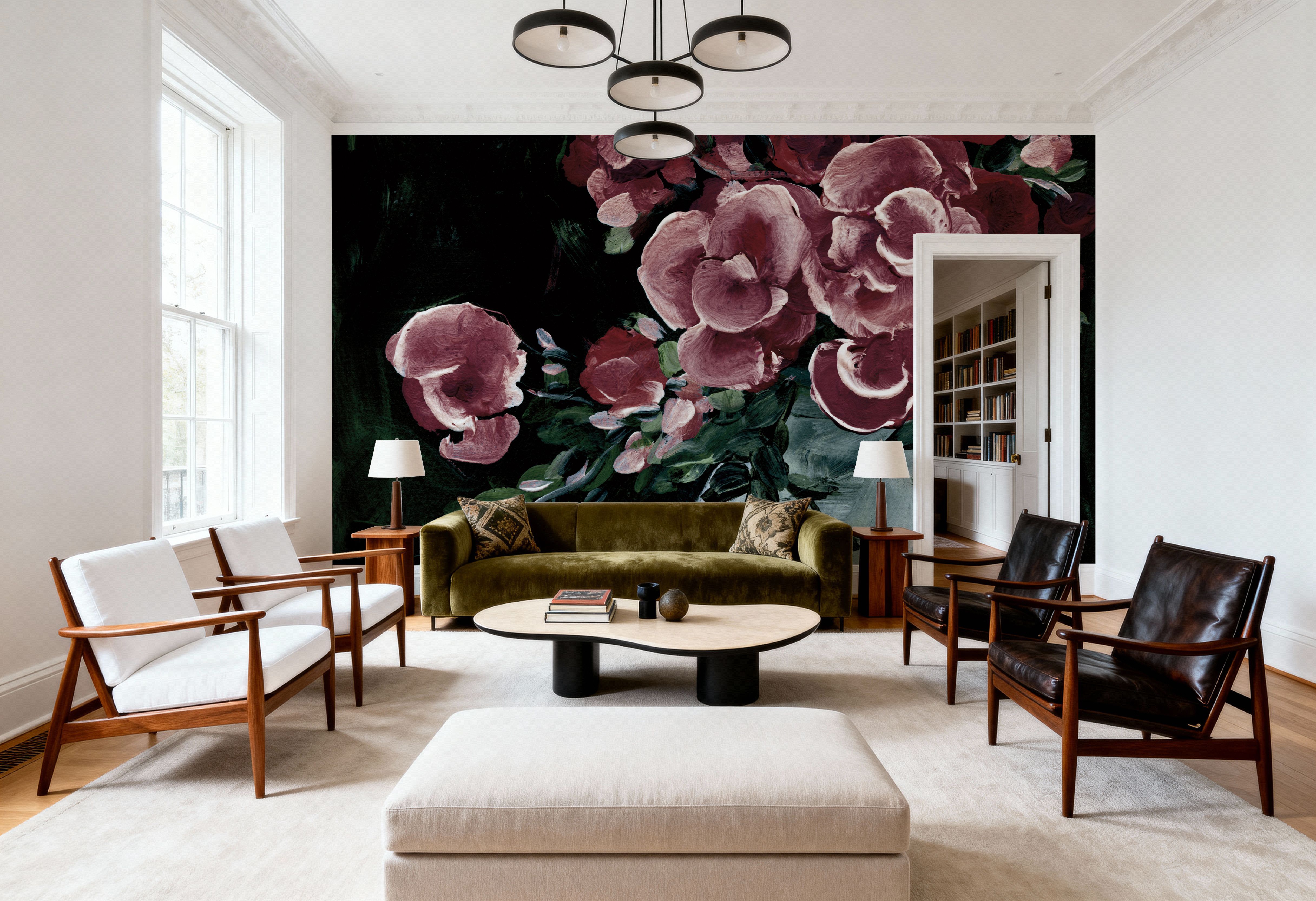 Botanical Elegance Burgundy II