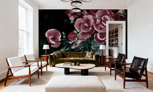 Botanical Elegance Burgundy II