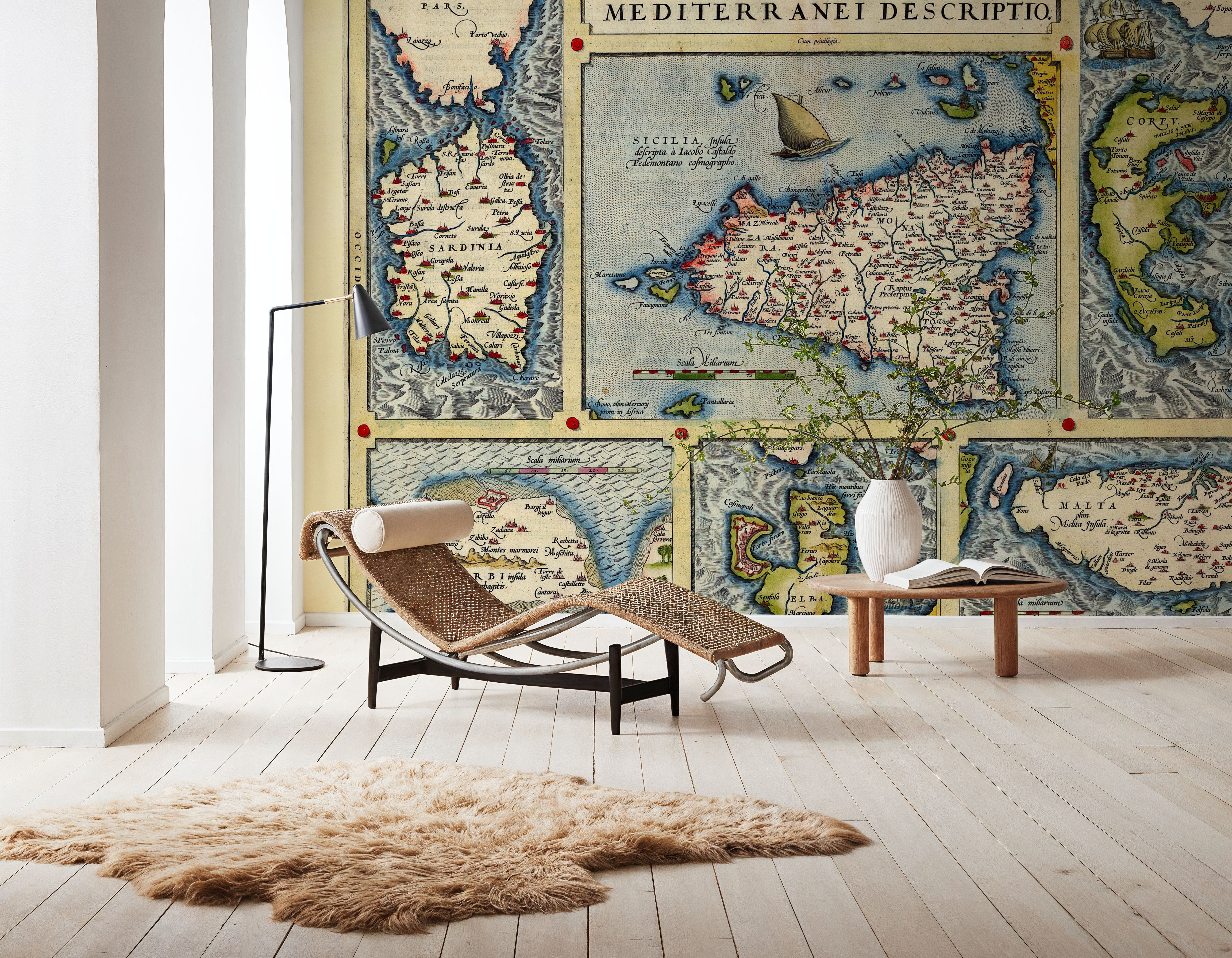 Old Map of Mediterranean Islands, 1570