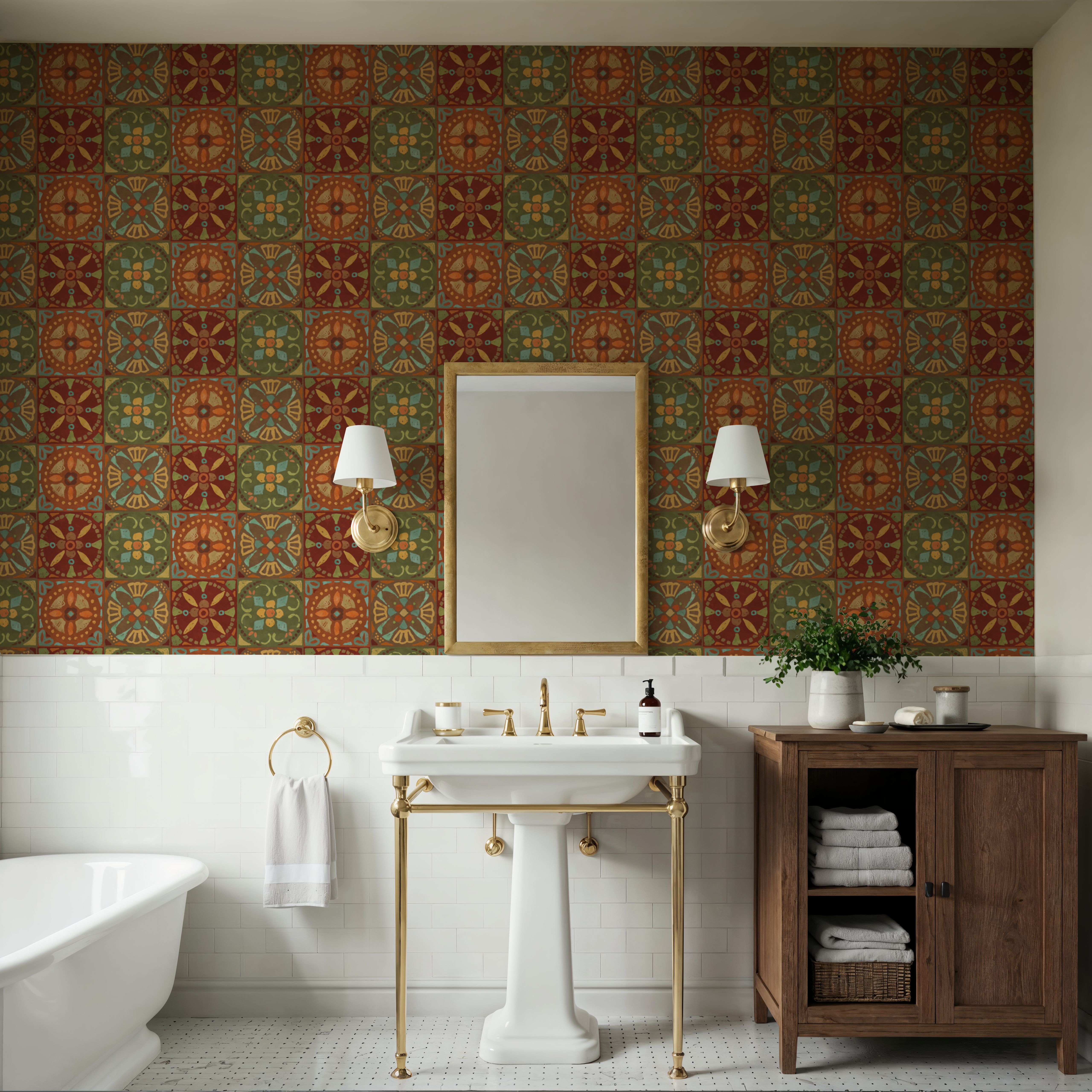 Autumn Tiles Brown