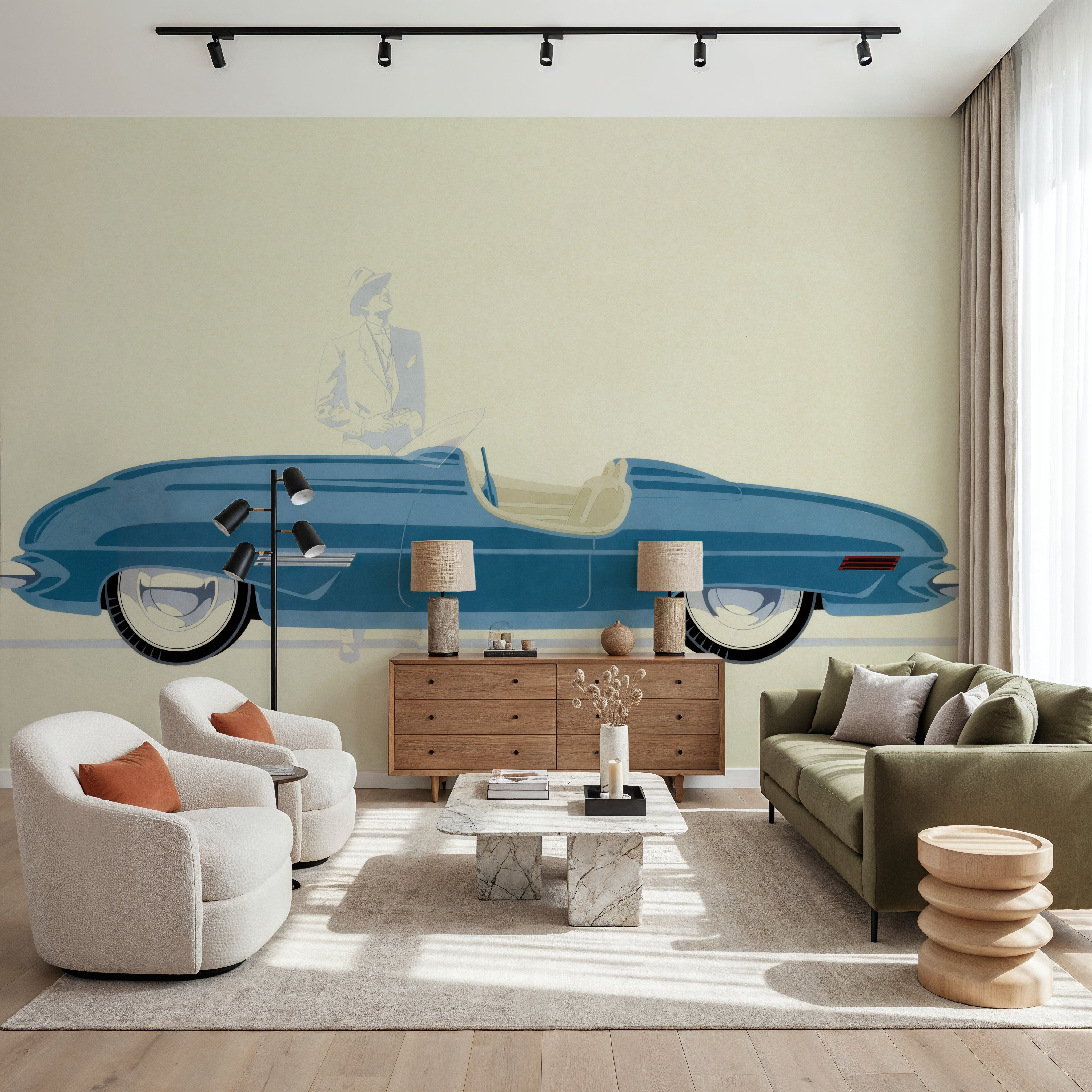 Blue Roadster