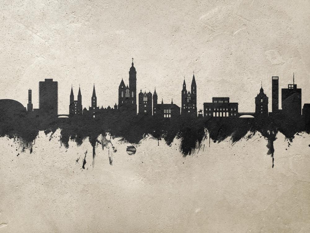 Braunschweig Germany Skyline Concrete