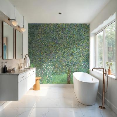 Rosebushes under the Trees