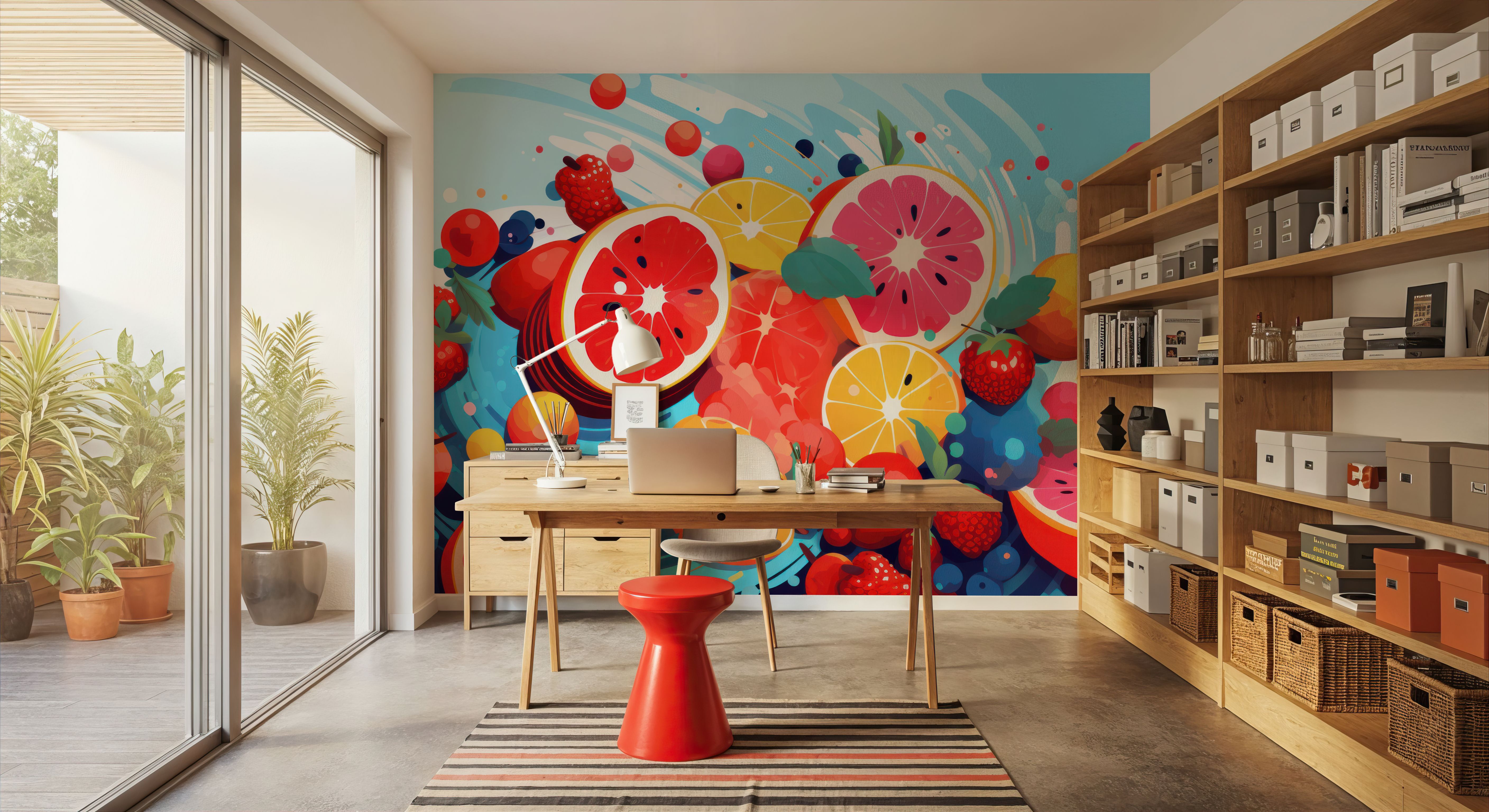 Fruits Approaching, Wallpaper