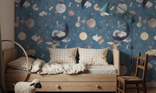 To the Moon, Denim Blue