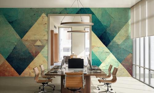 Reduced Mountains Turquoise