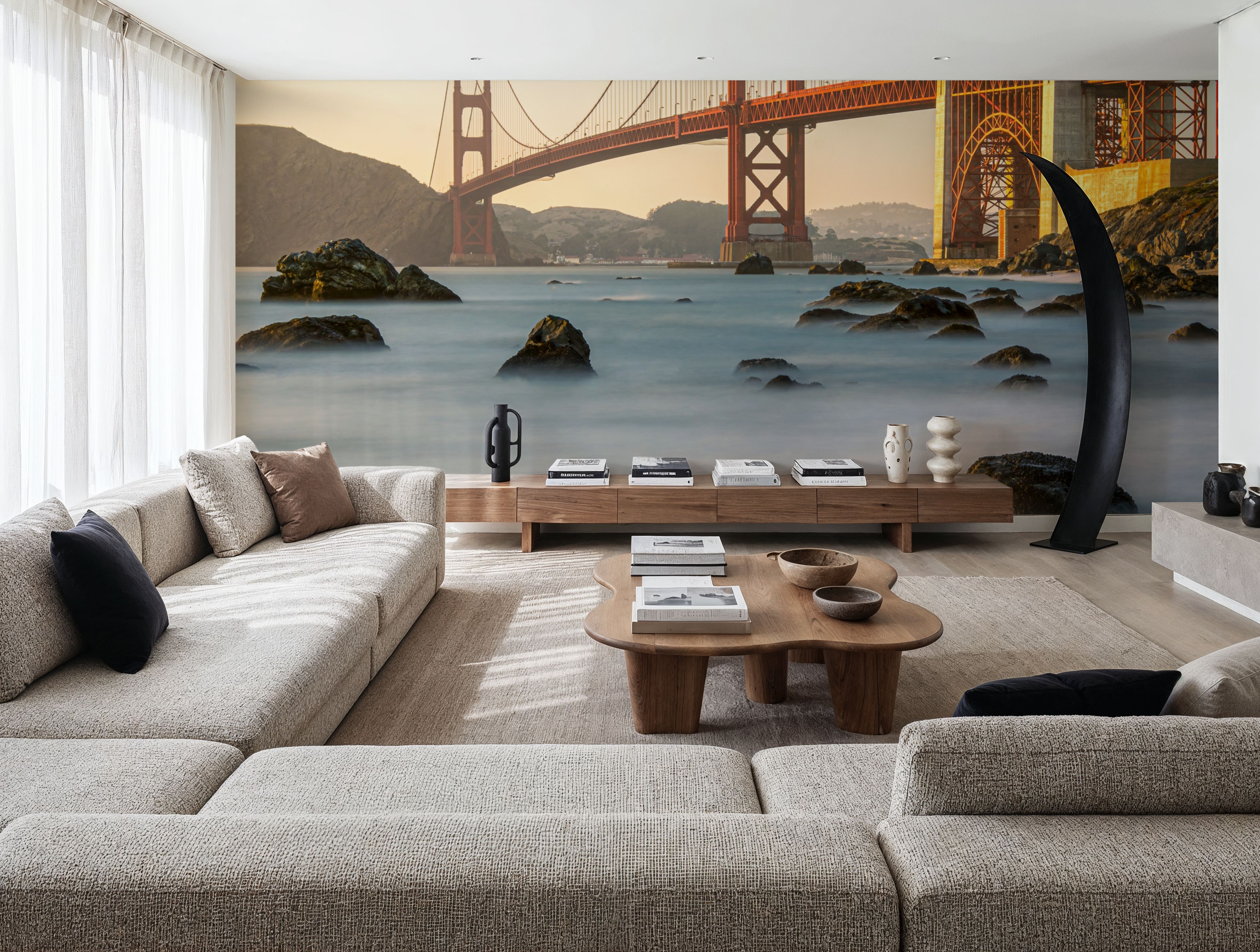 Golden Gate Bridge from Marshall Beach