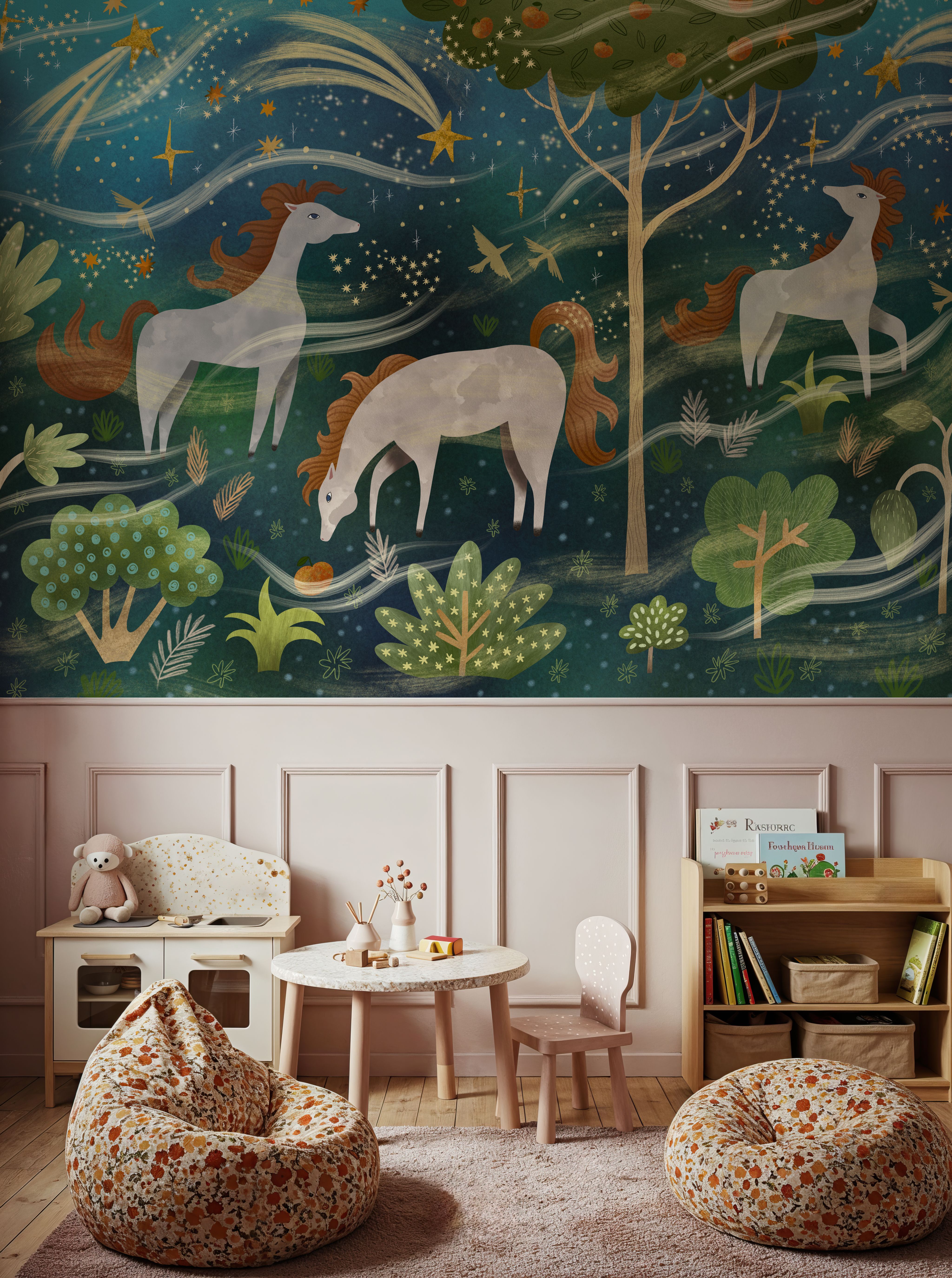 Enchanted Horses, Midnight Blue