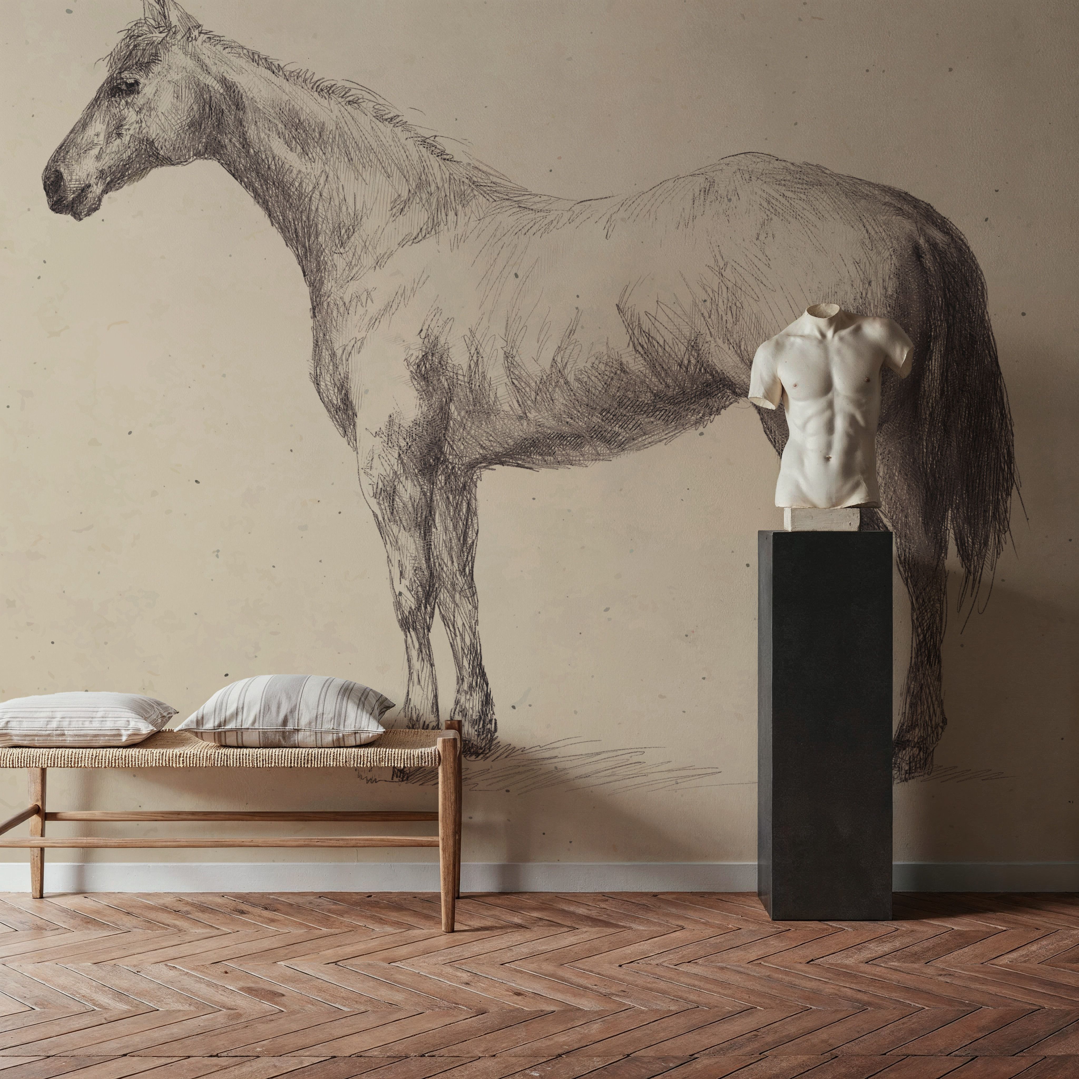 Standing Horse Sketch