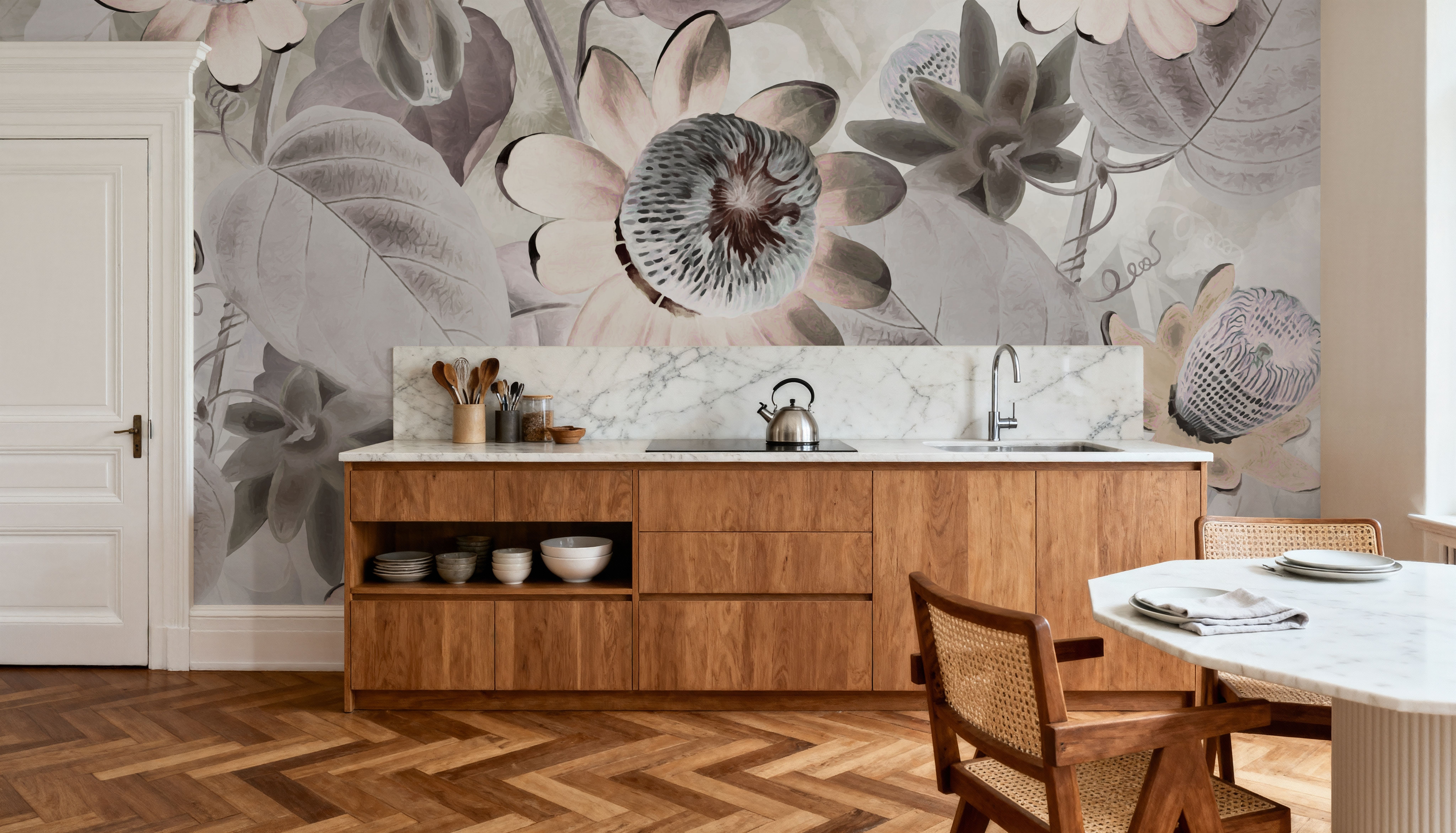 Passifloras Emerging Bright, Wallpaper