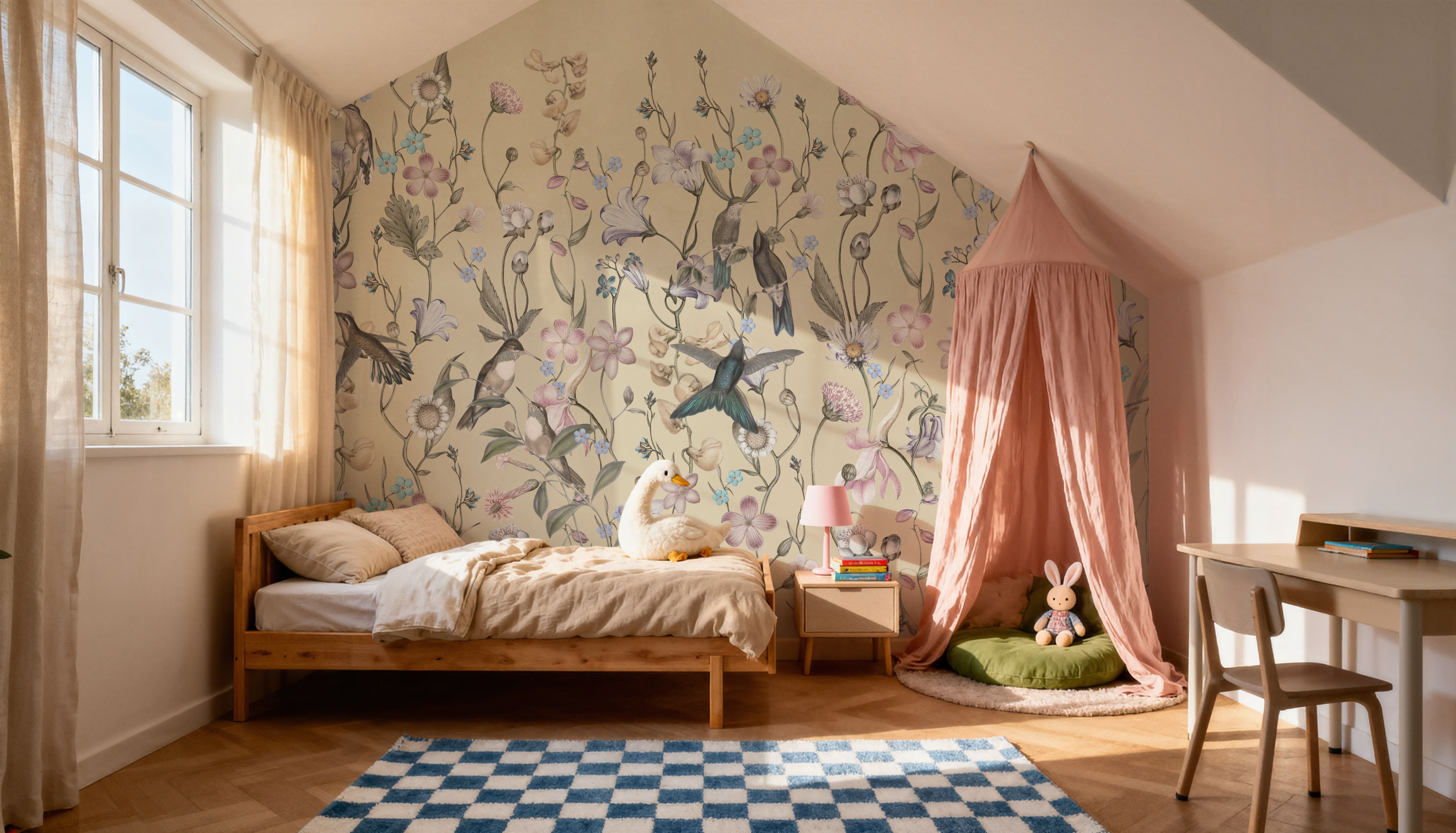 Bird Garden Light Yellow