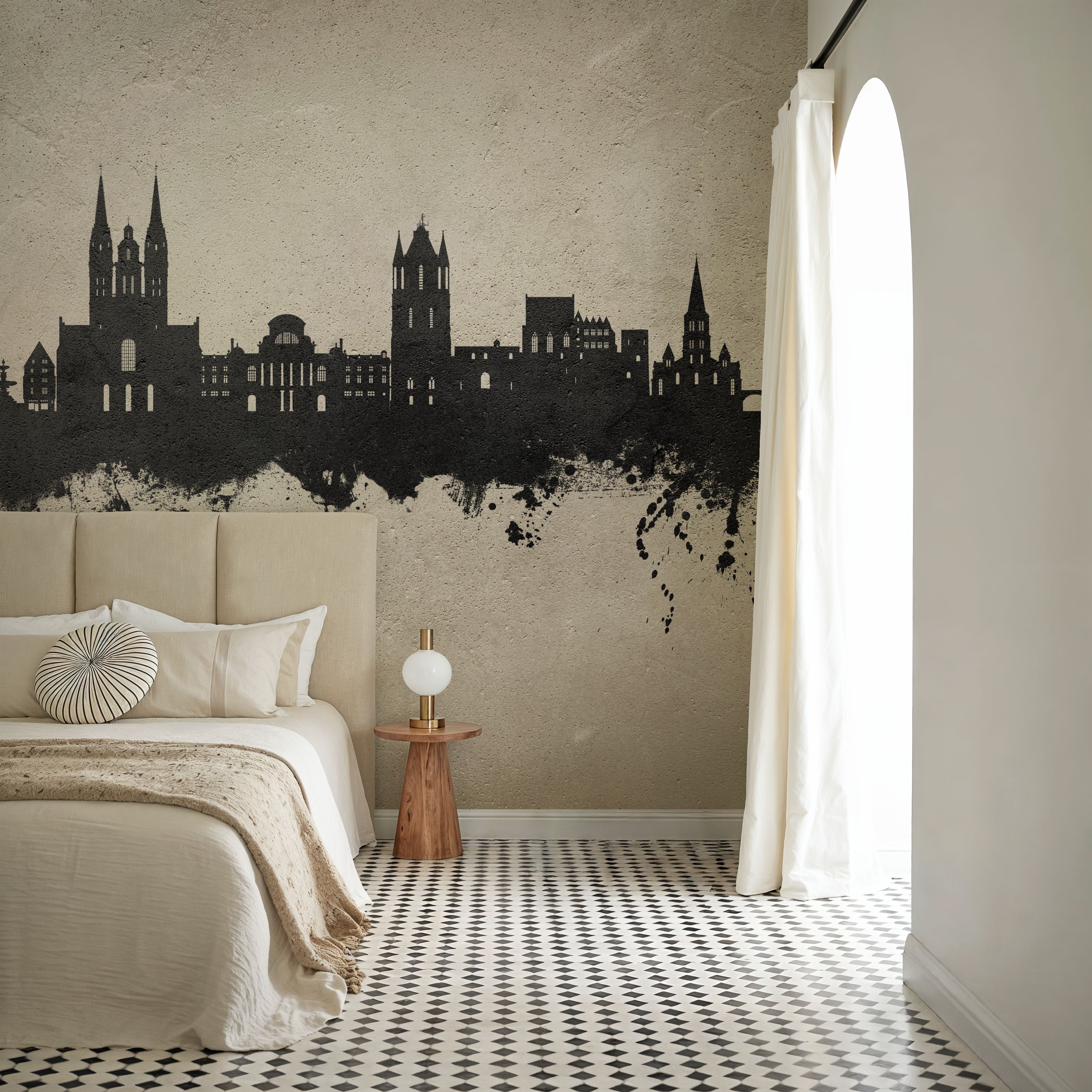 Angers France Skyline Concrete