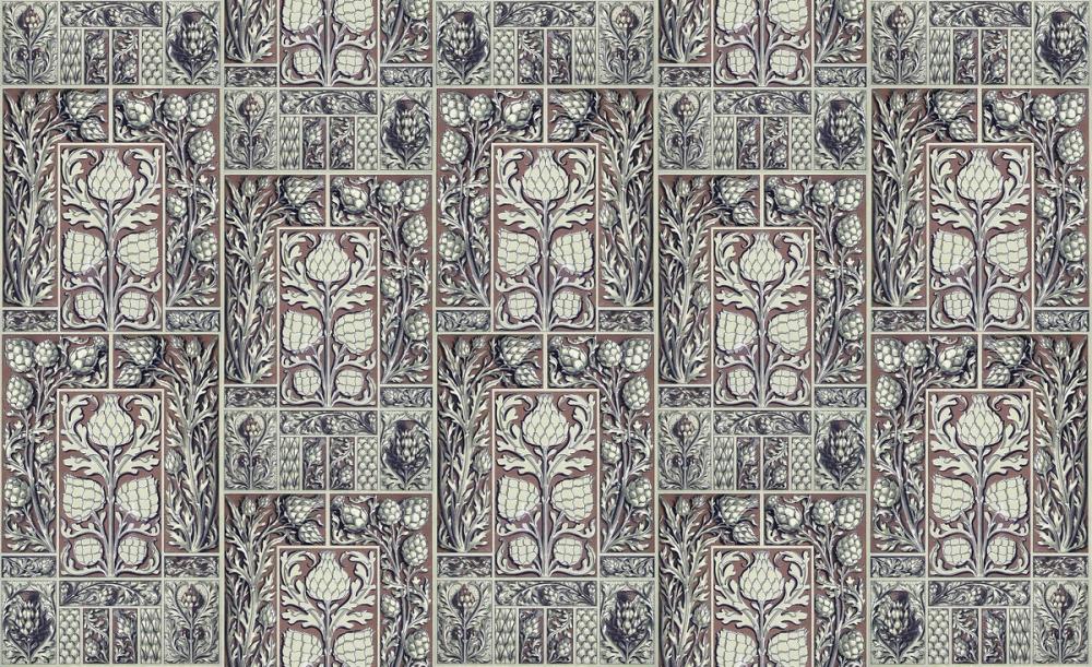 Small Thistle Walls Brown