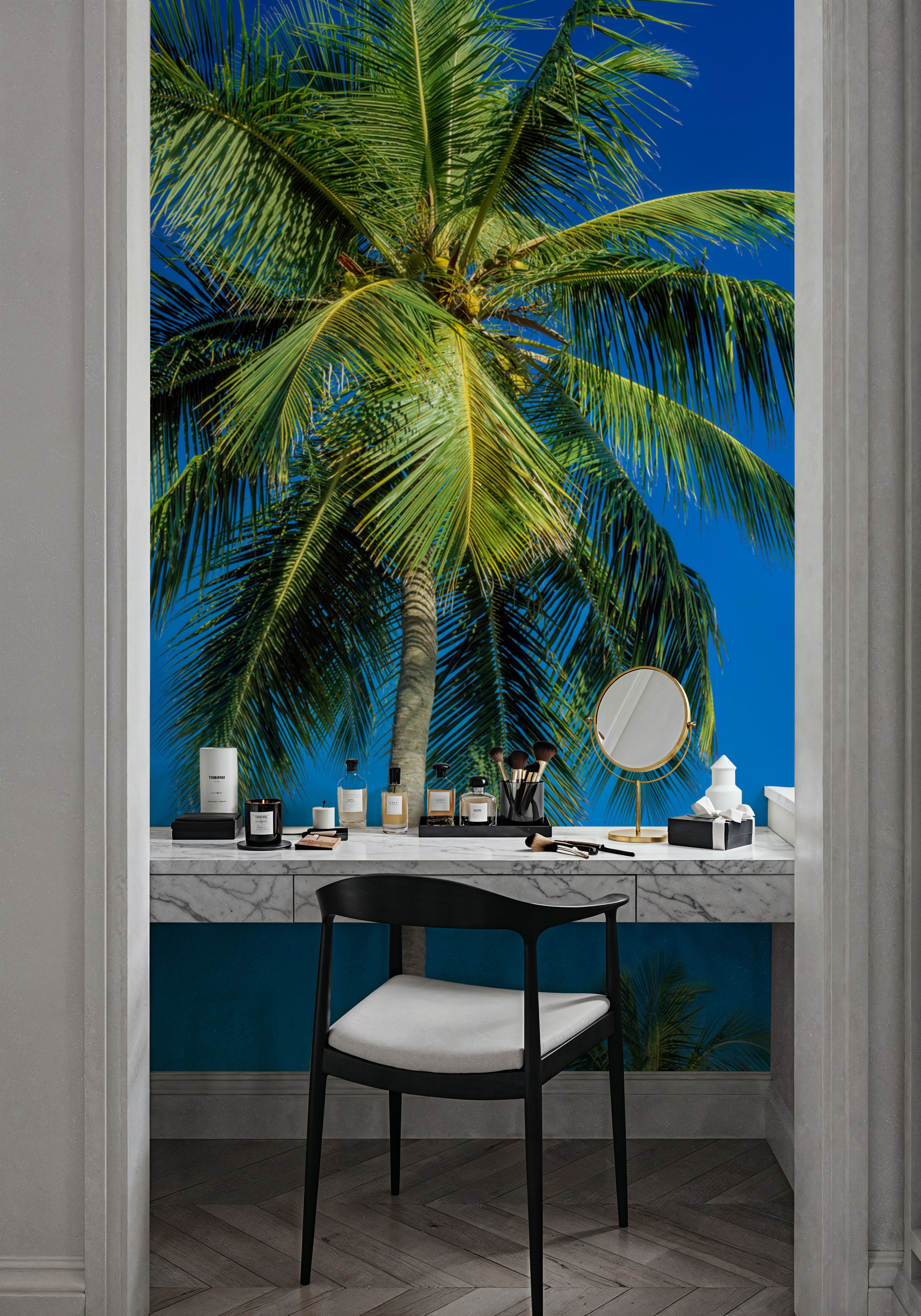 Azure Palms Vertical