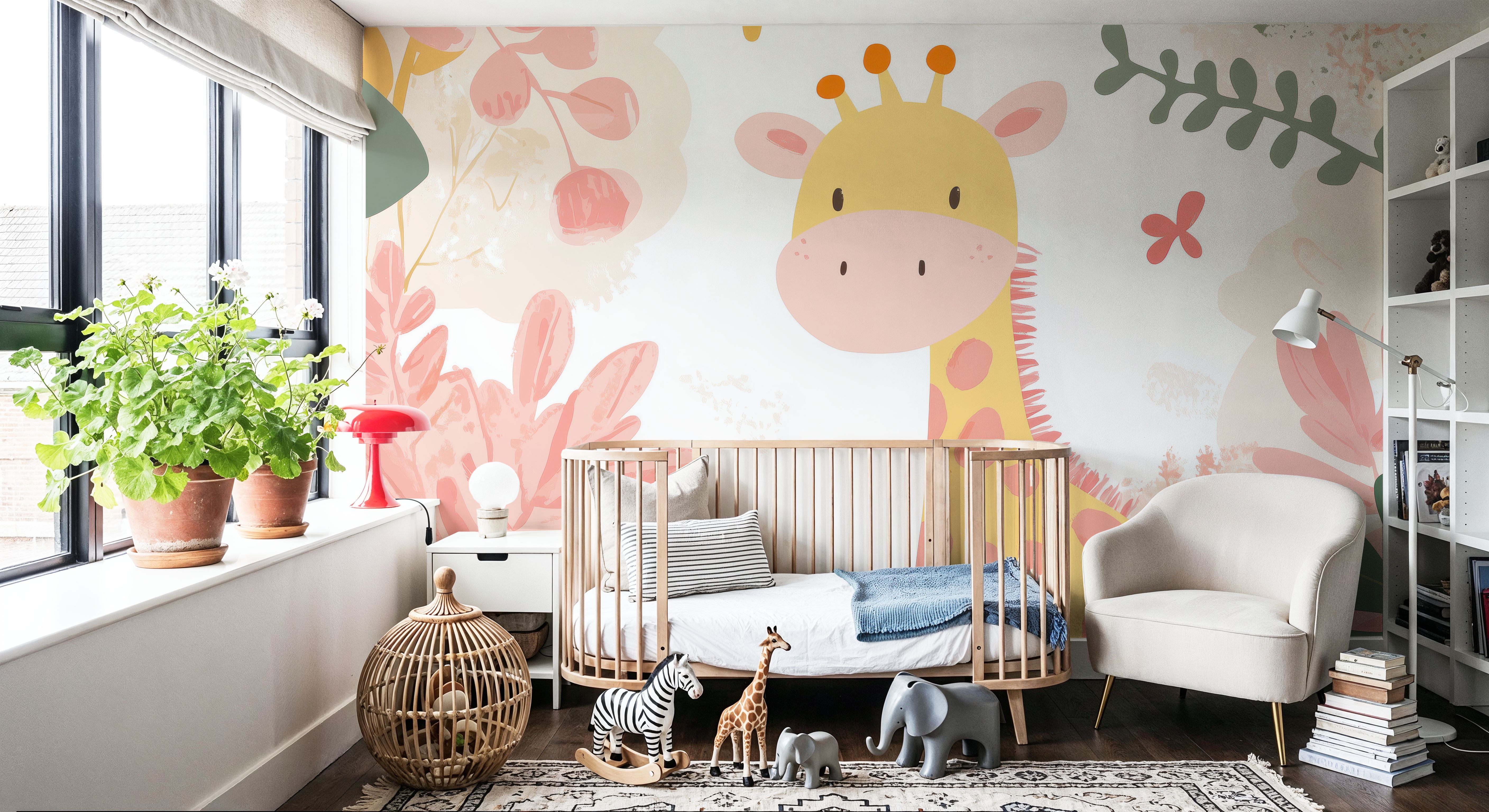 Cute Giraffe, Papel pintado