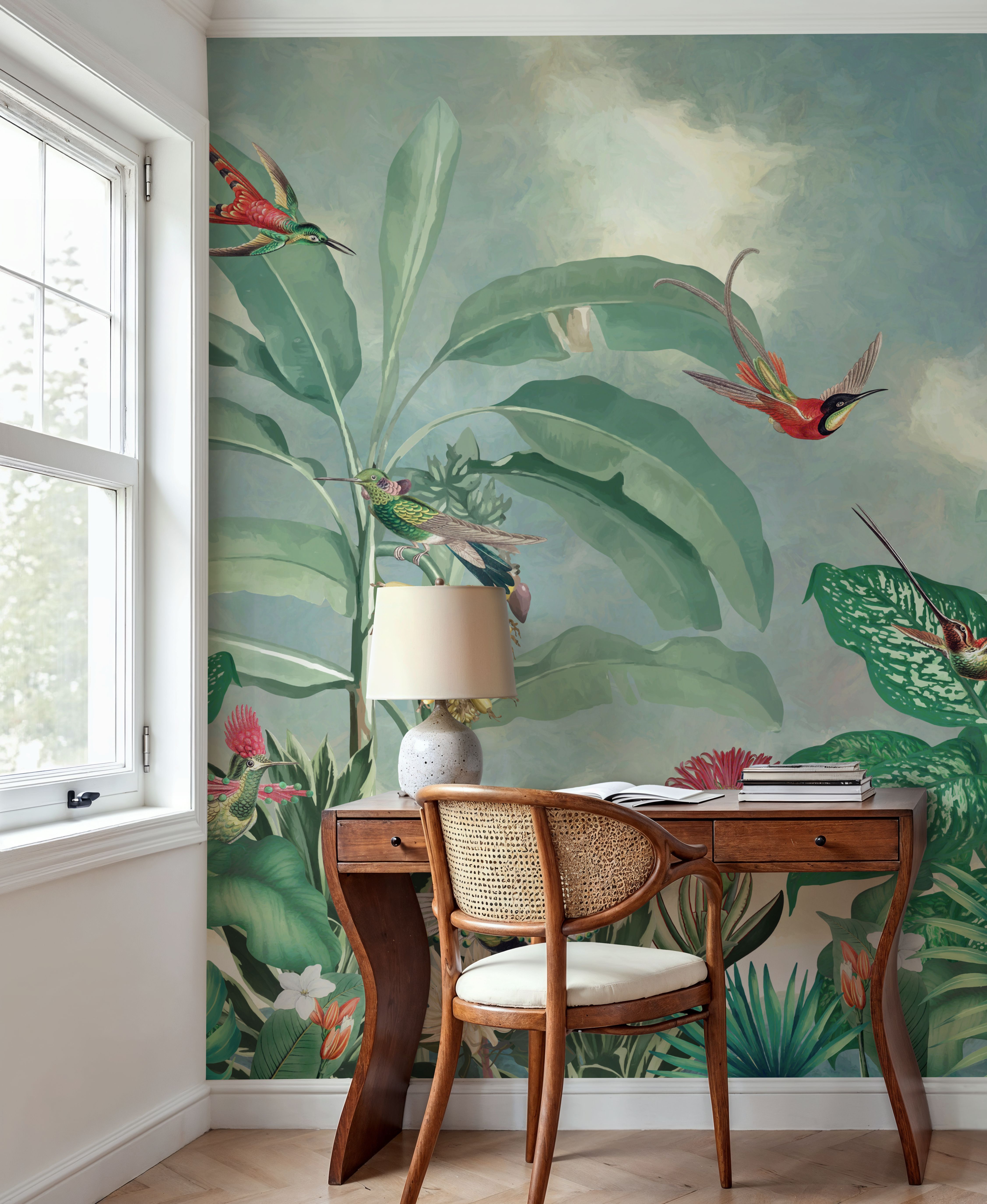 Birds of Paradise Green