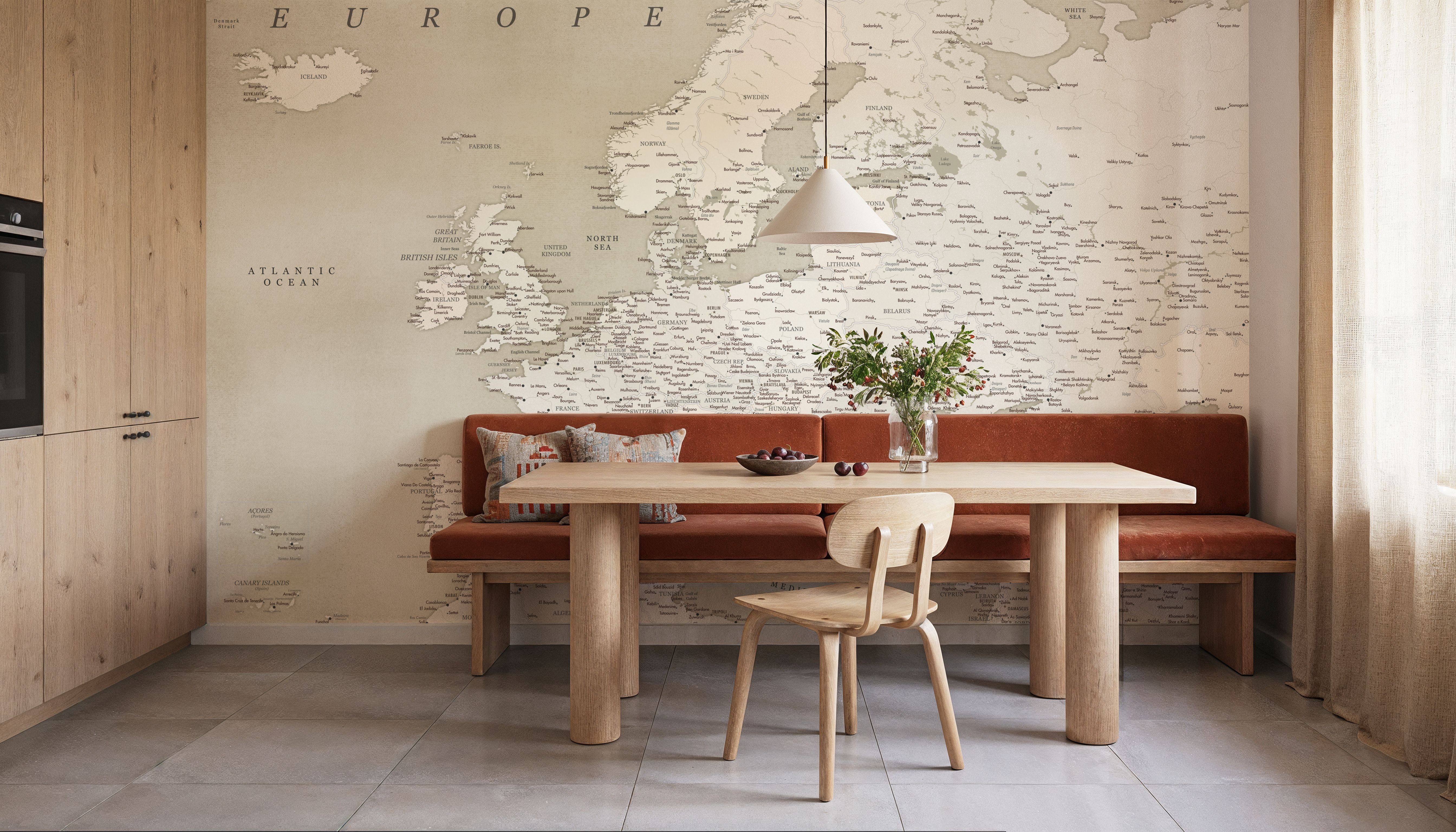 Europe Map Detailed - Sarai