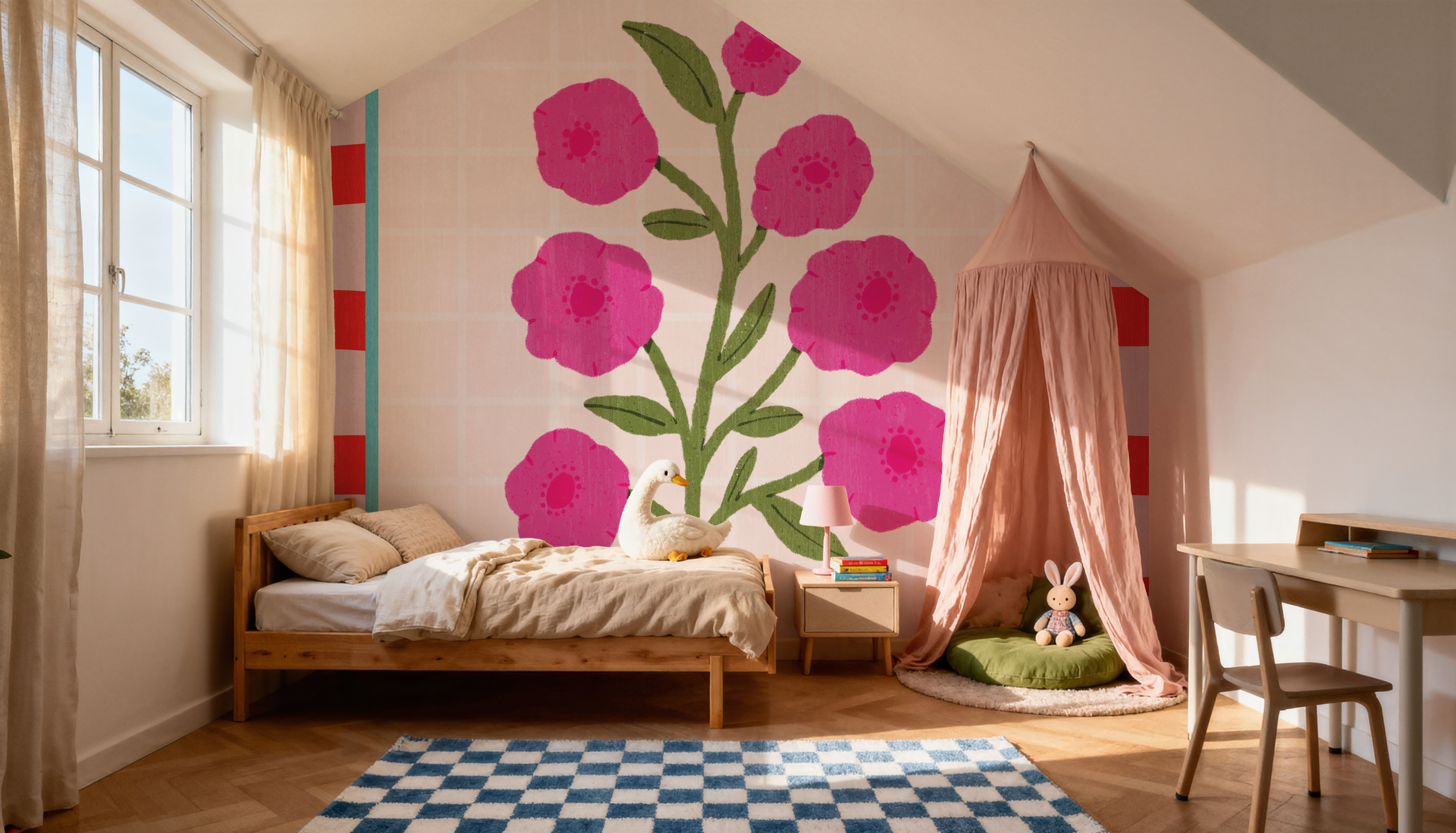 Bloom Bright II, Tapet
