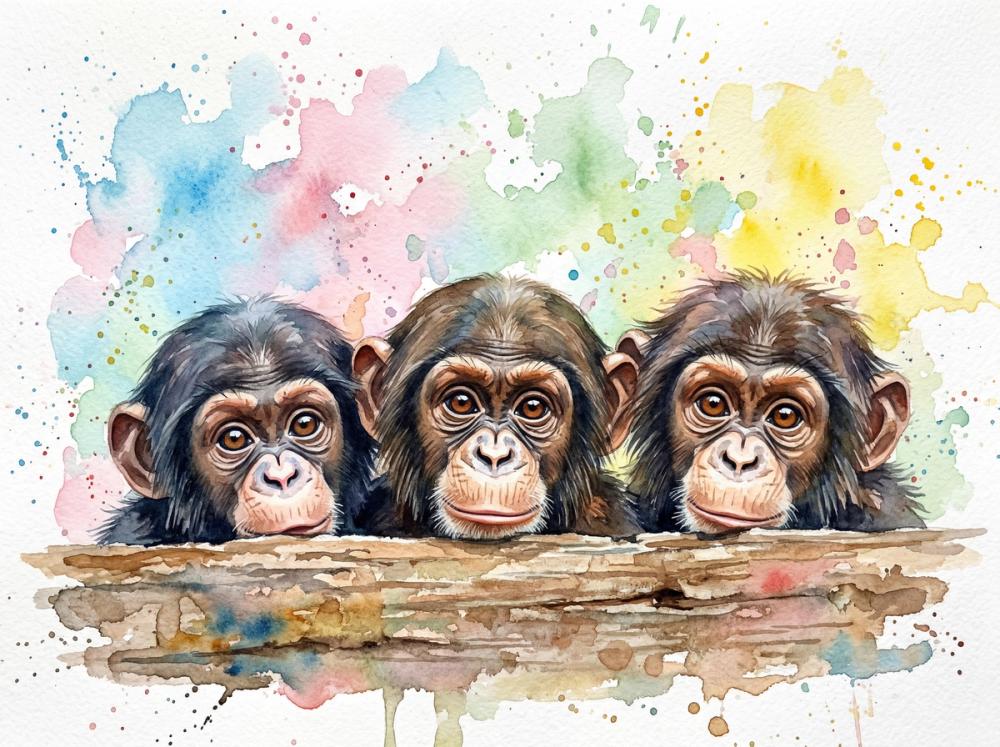 Chimpanzees - Cute Baby Animals Series