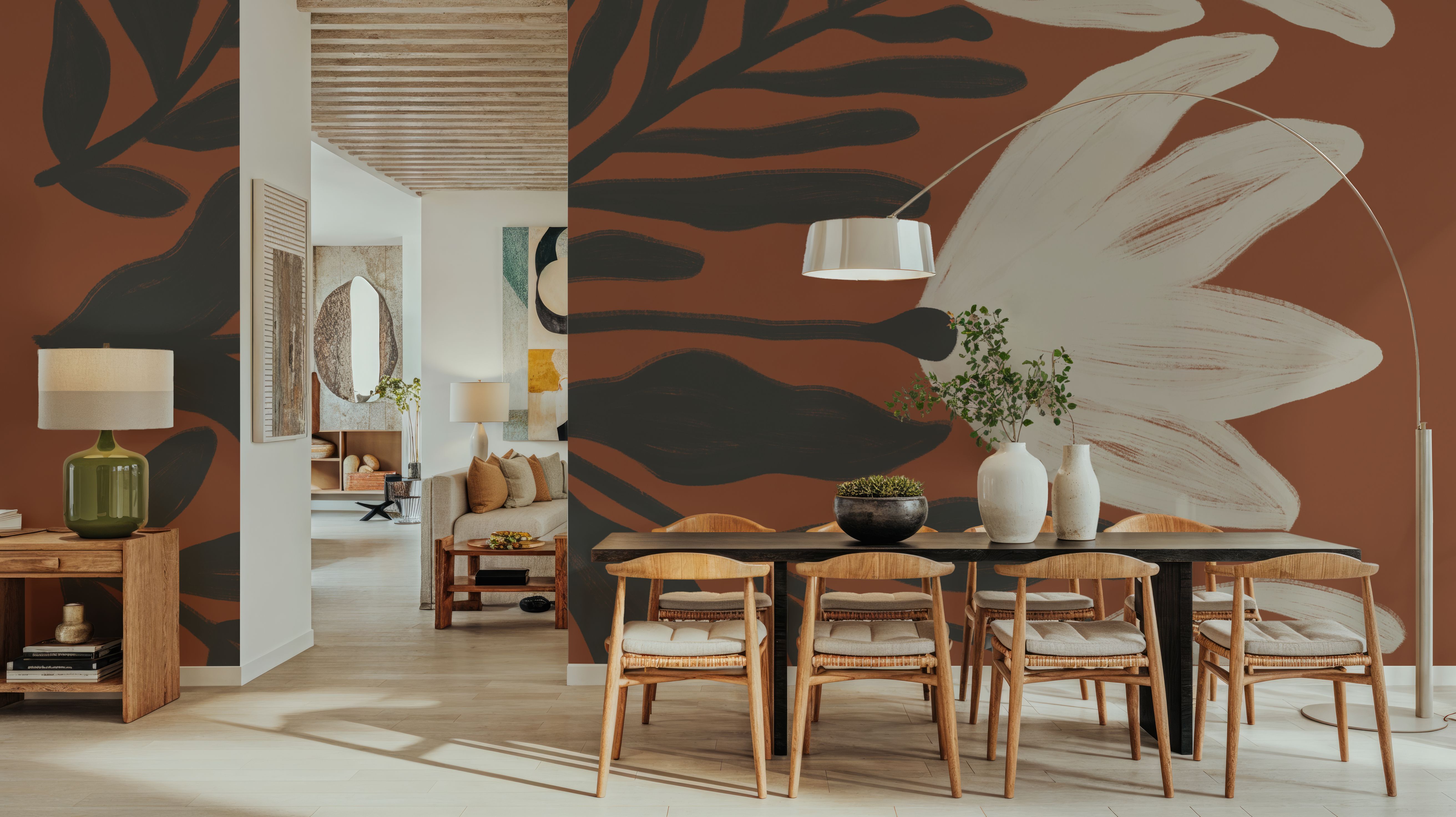 Simple Petals II Brown