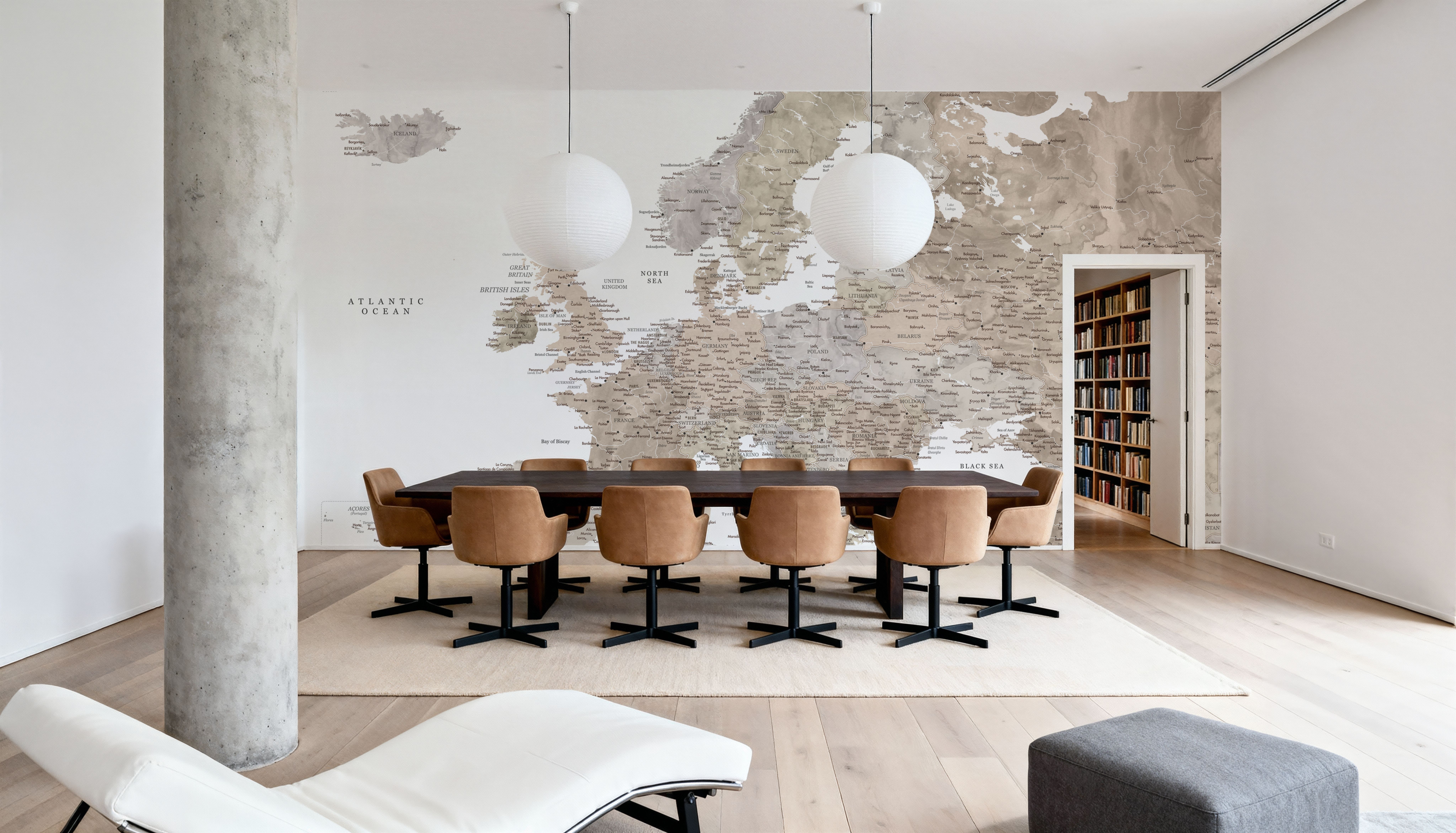 Europe Map Detailed - Abey