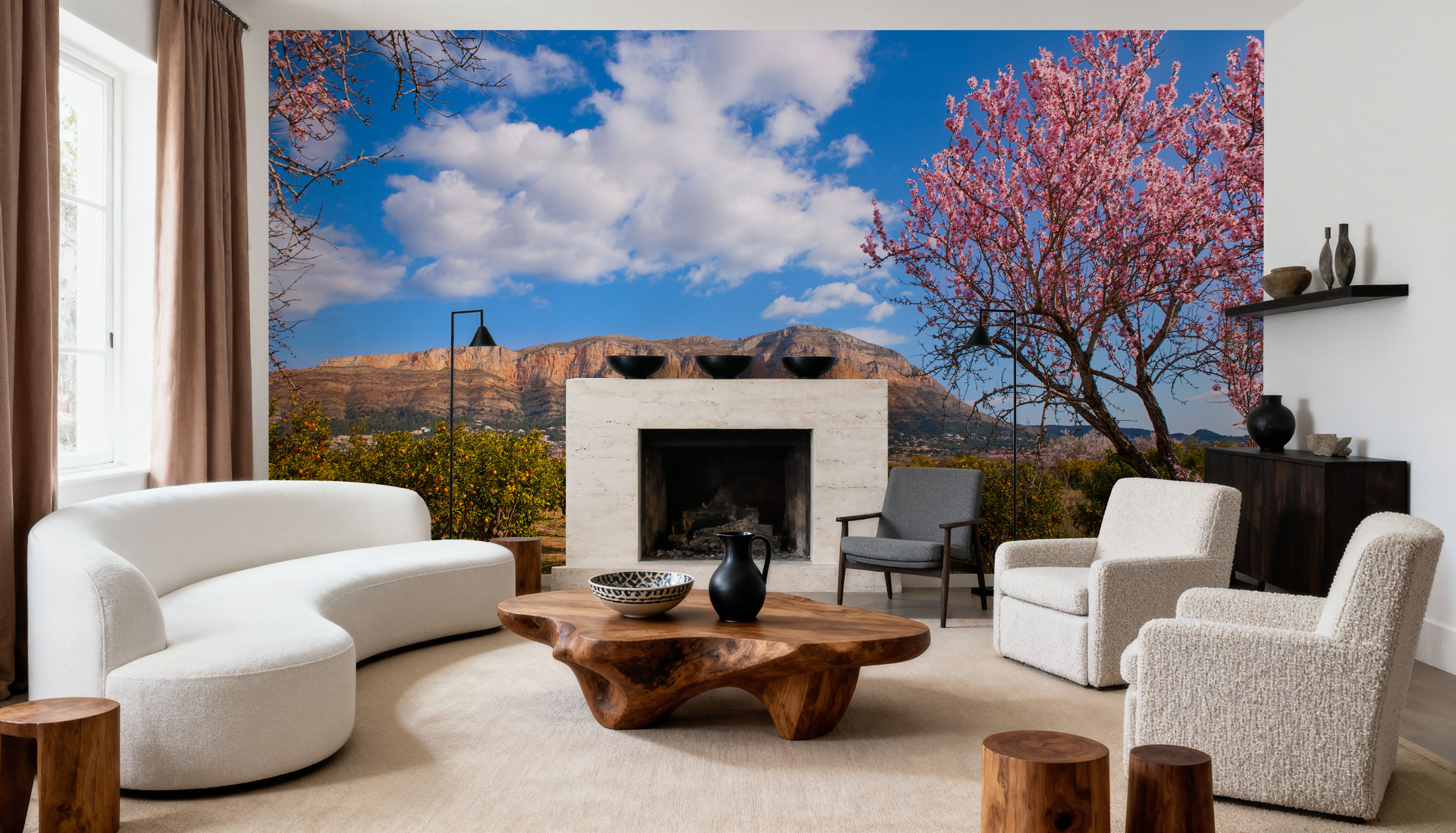 Almond Tree, Wallpaper