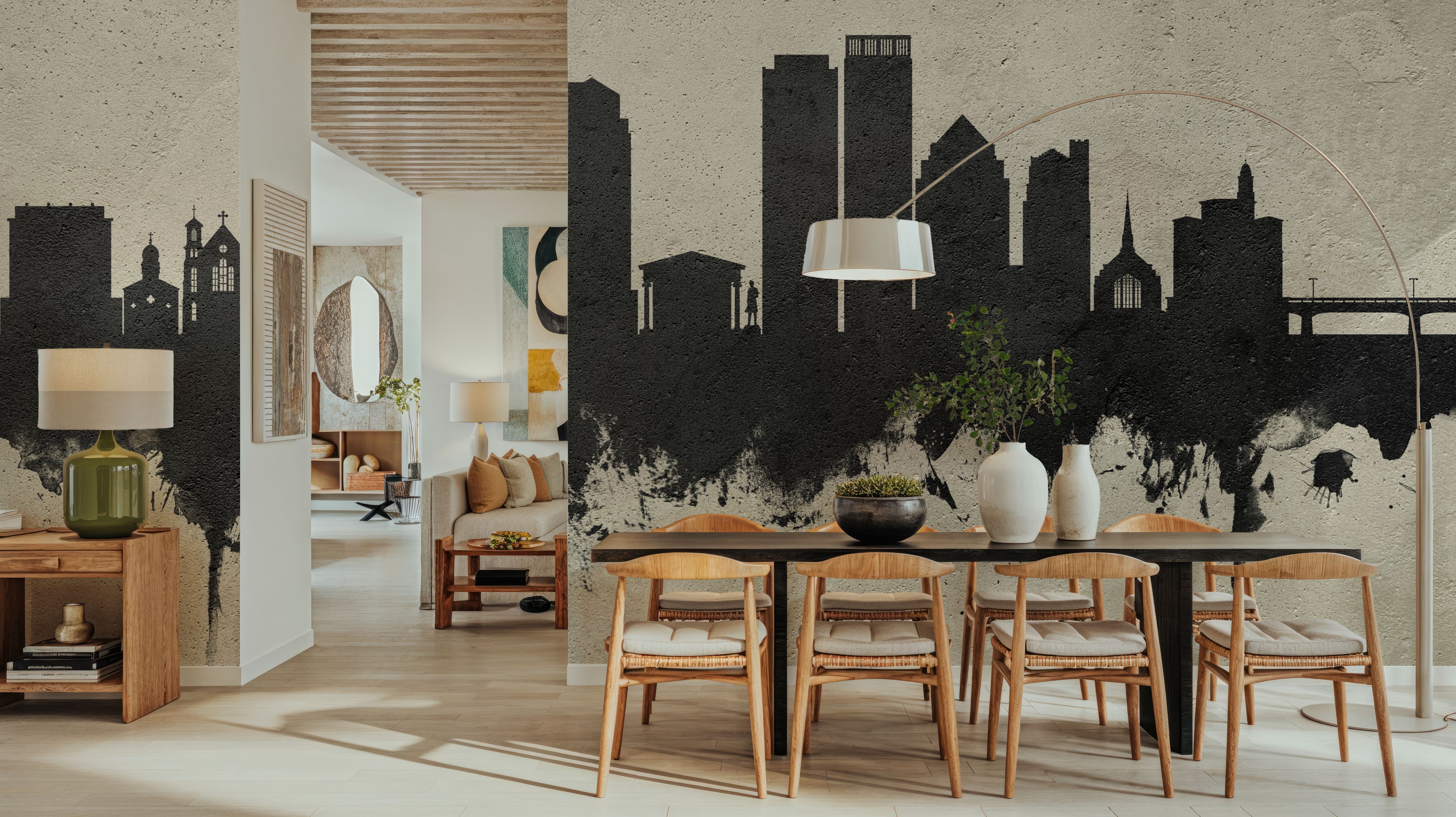 Dayton Ohio Skyline Concrete, Wallpaper