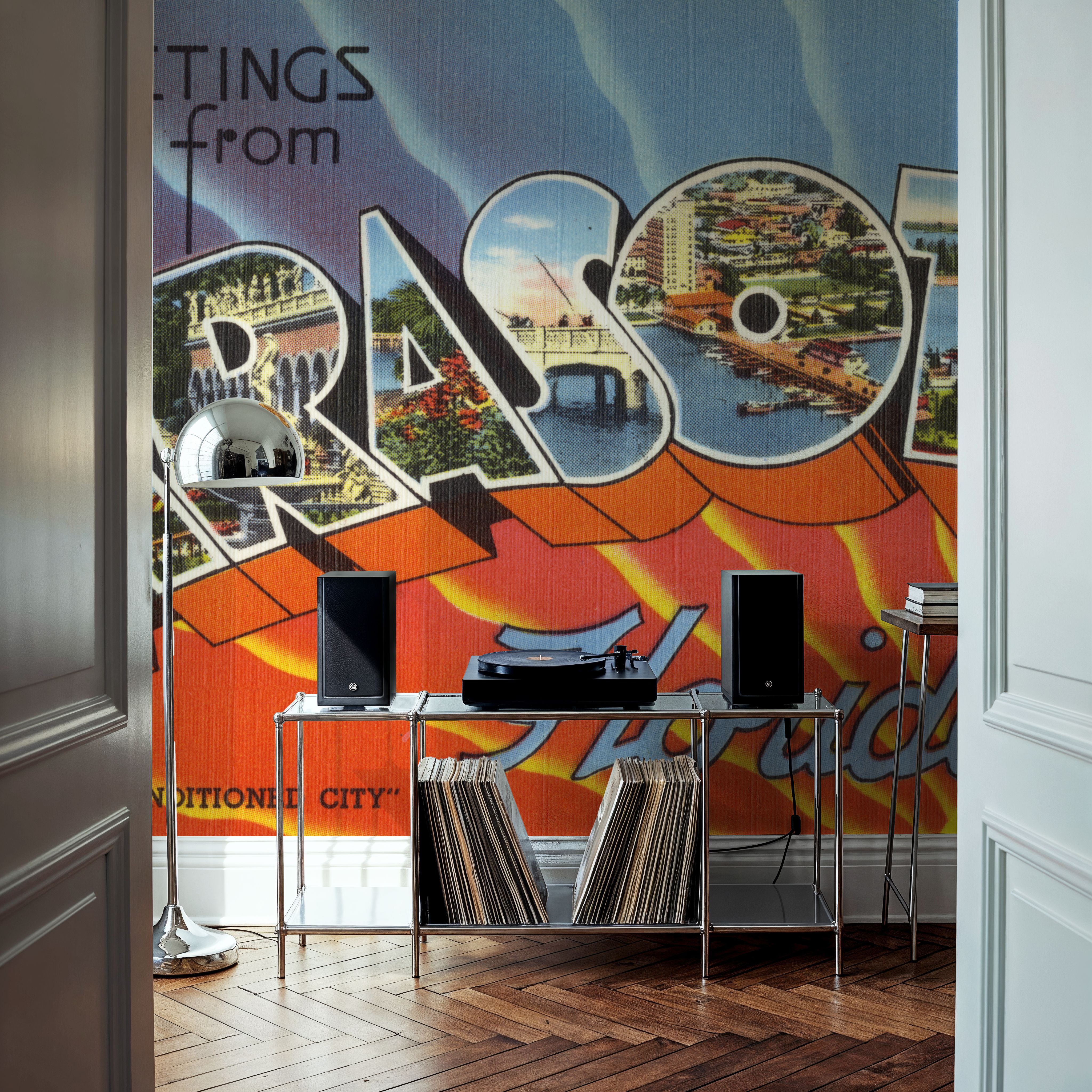 Greetings from Sarasota - Screenprint Postcard