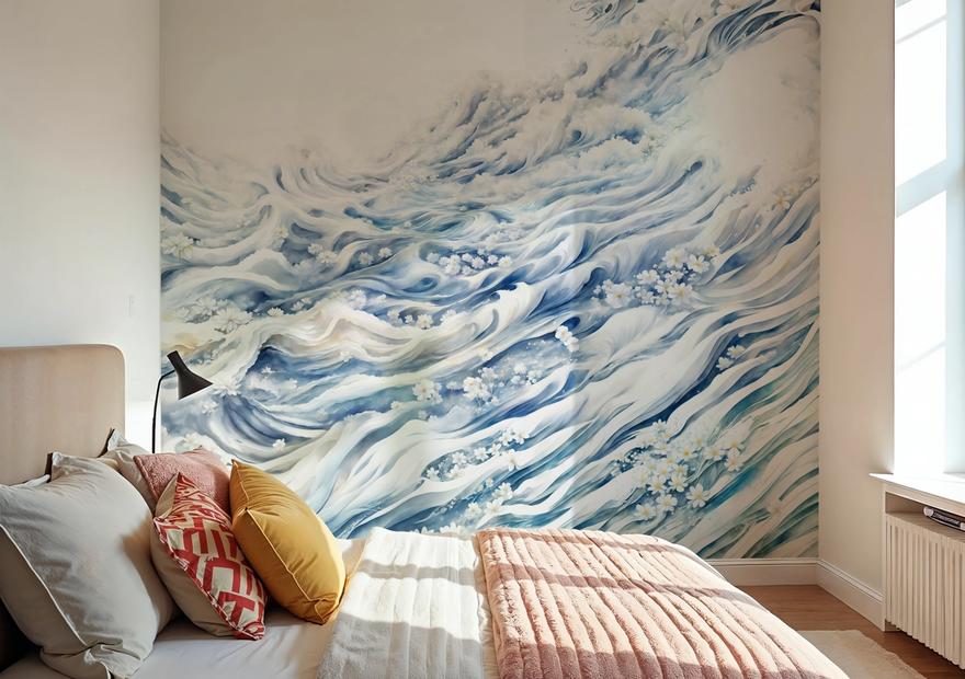 Romantic Waves Blue