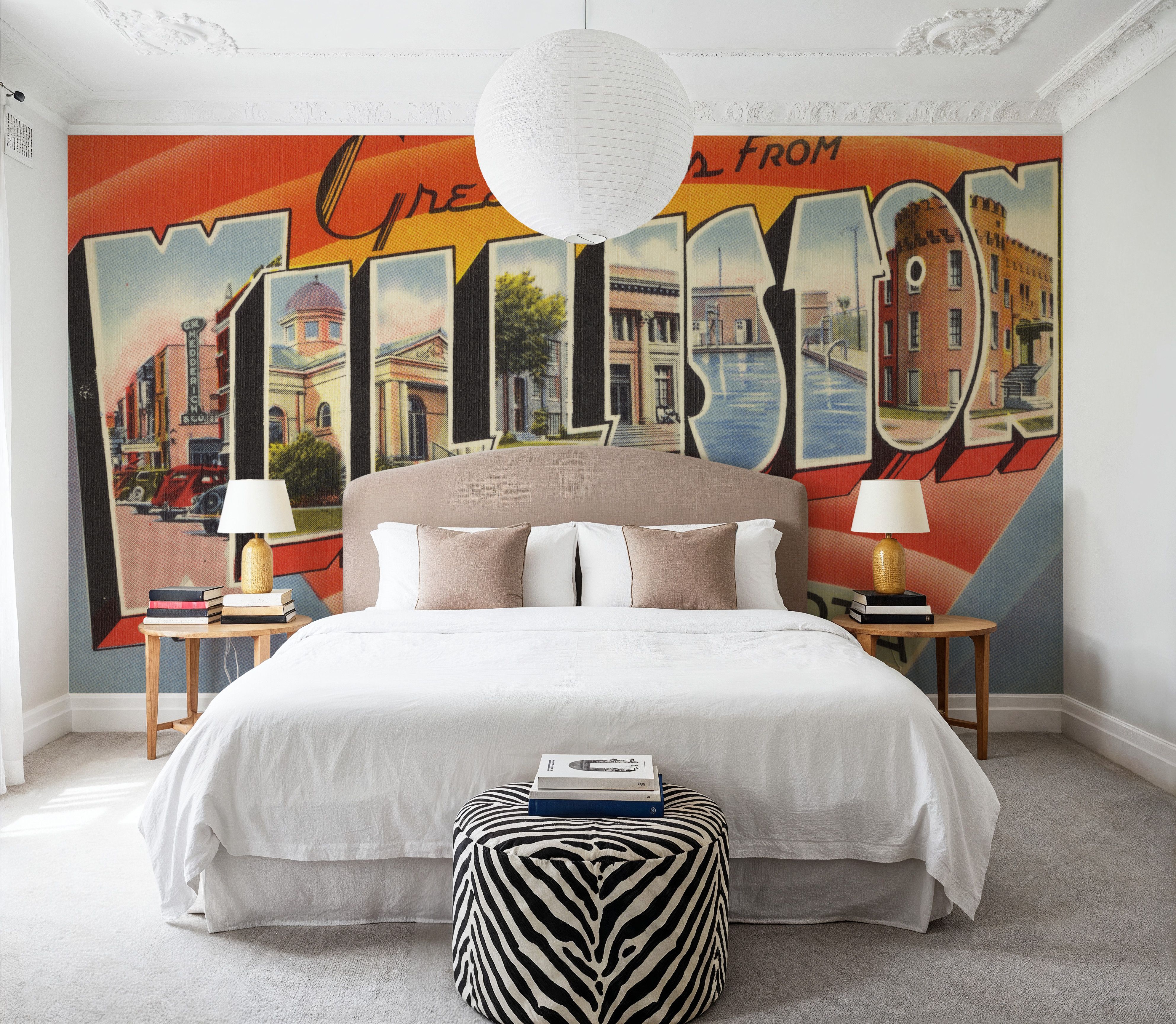 Greetings from Williston - Screenprint Postcard