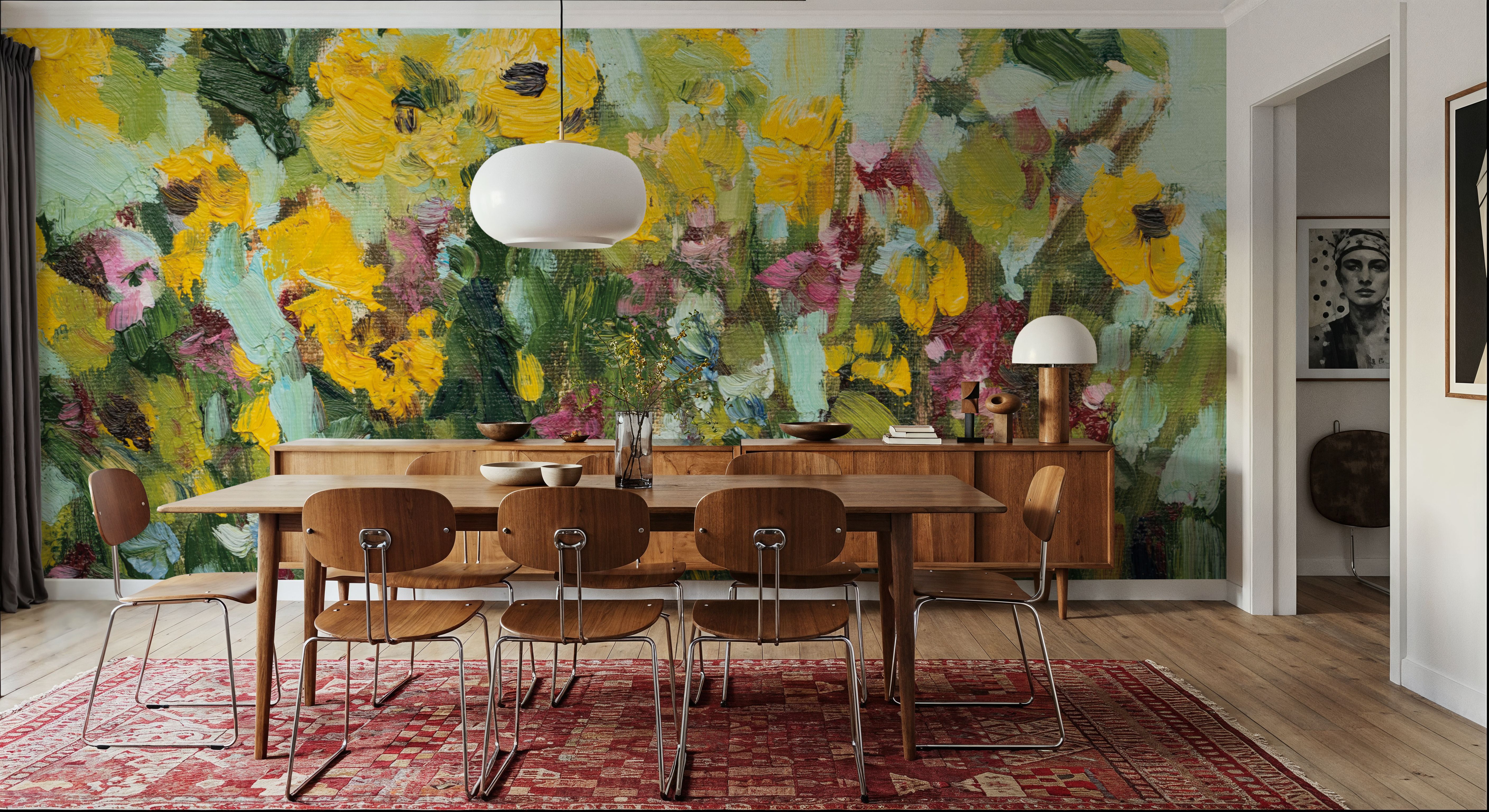 Sunlit Sunflowers, Wallpaper