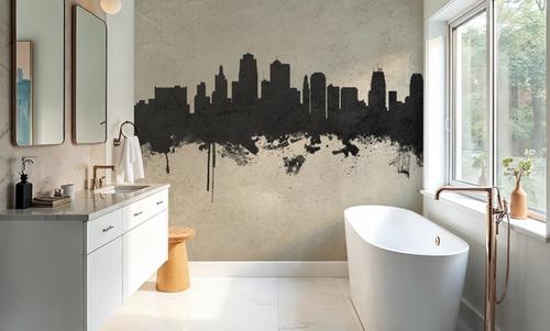 Kansas City Missouri Skyline Concrete