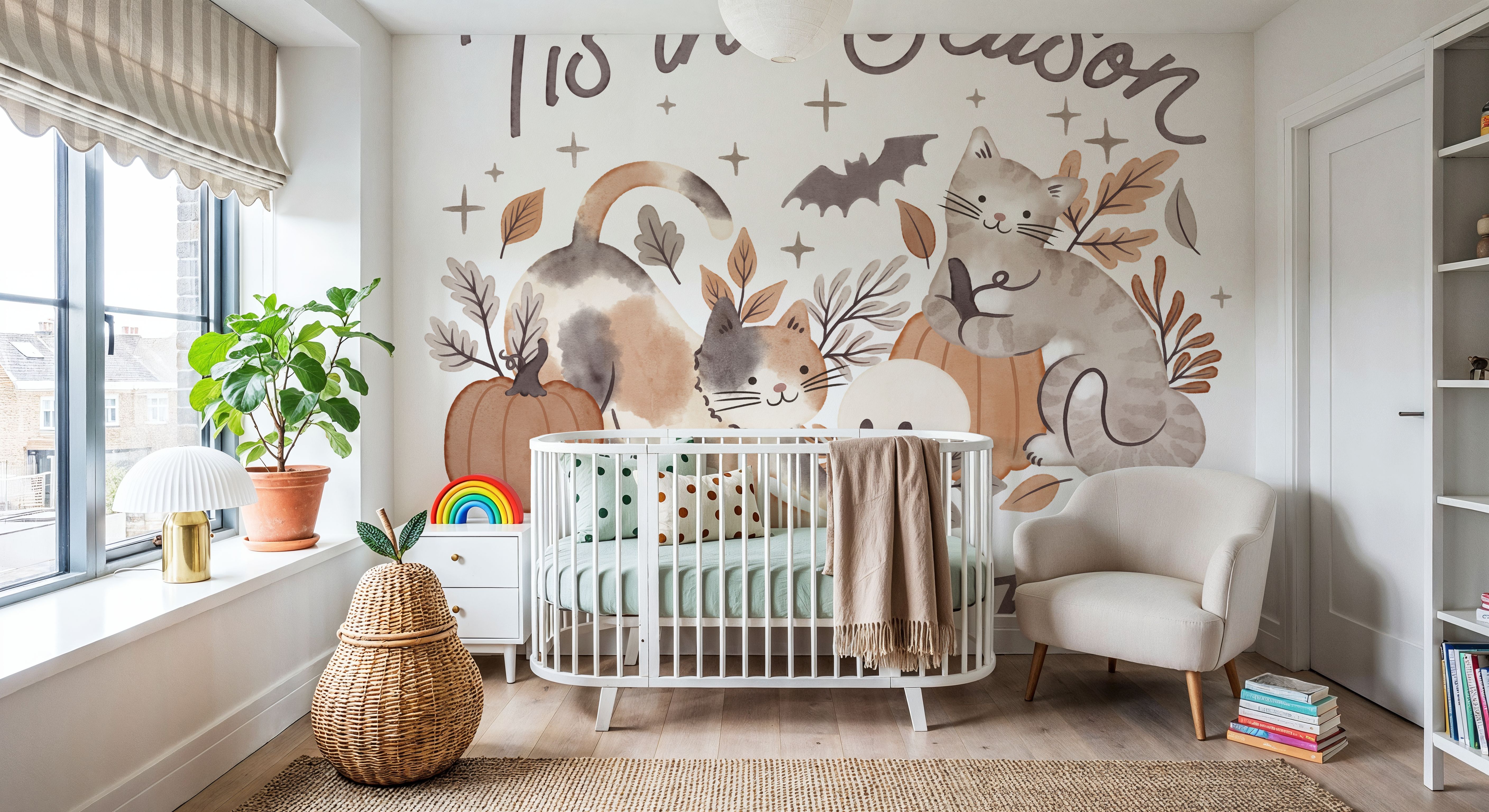 Pumpkins and Paws II, Wallpaper