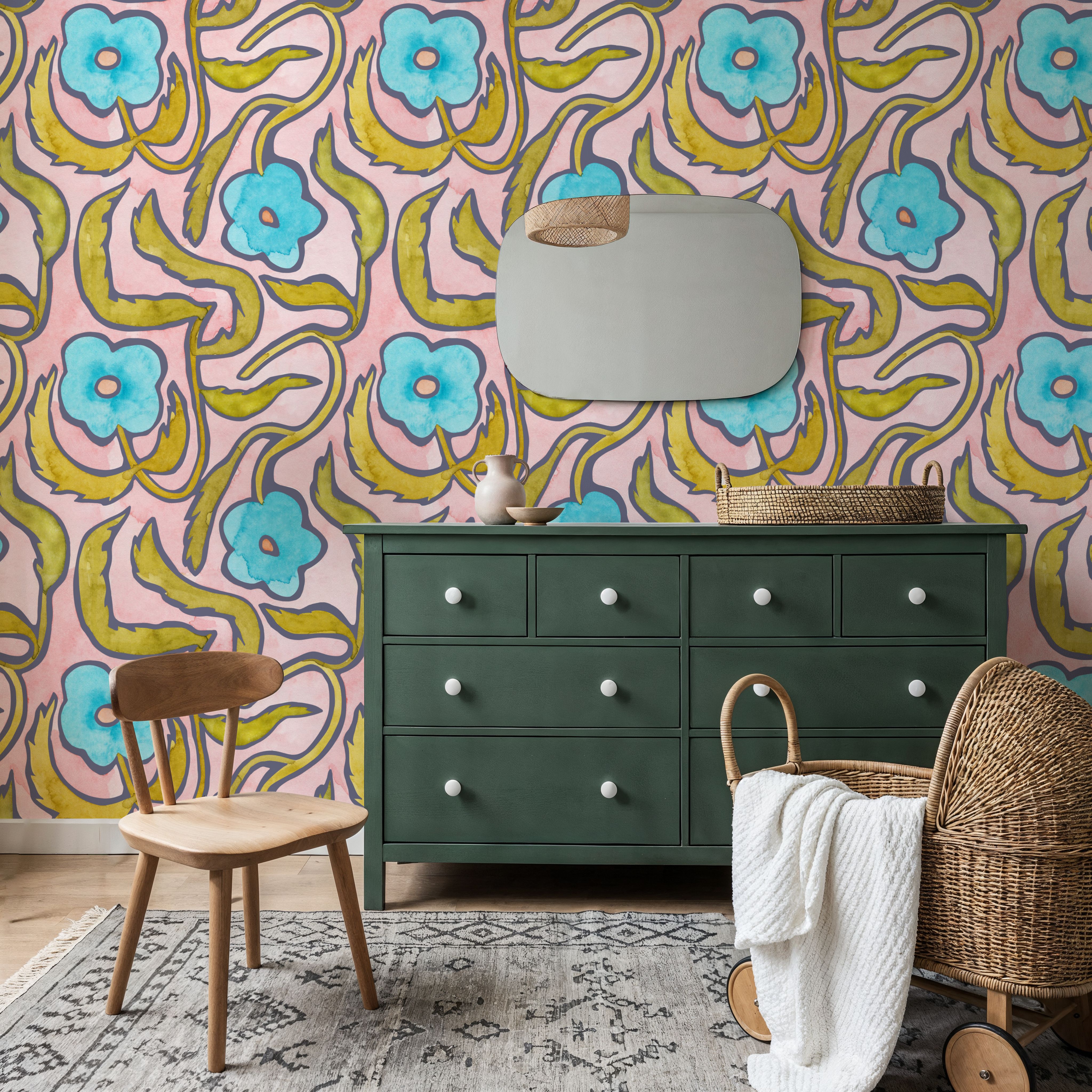 My Flower Pink, Papier peint