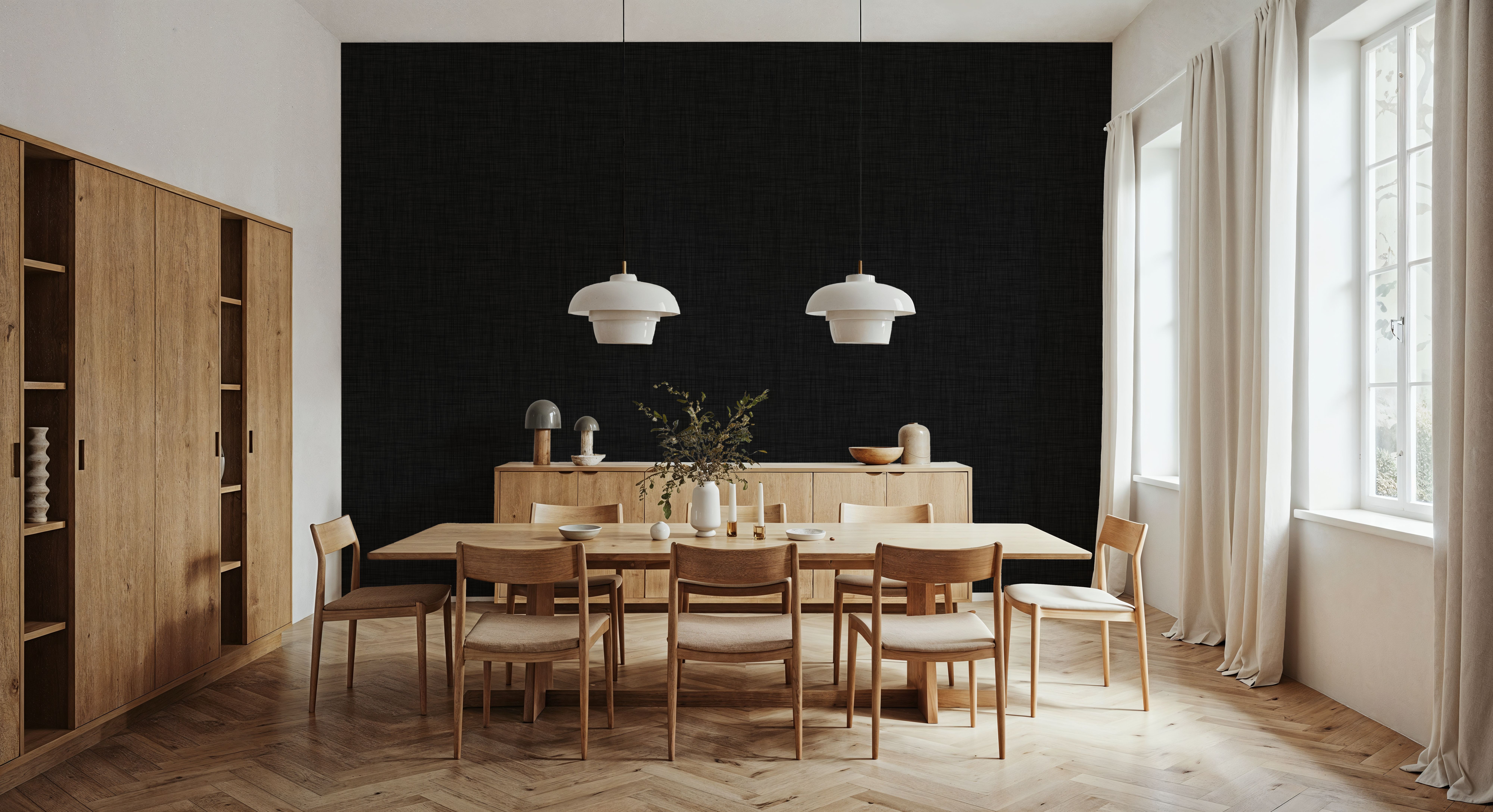 Mottled Linen Effect, Midnight