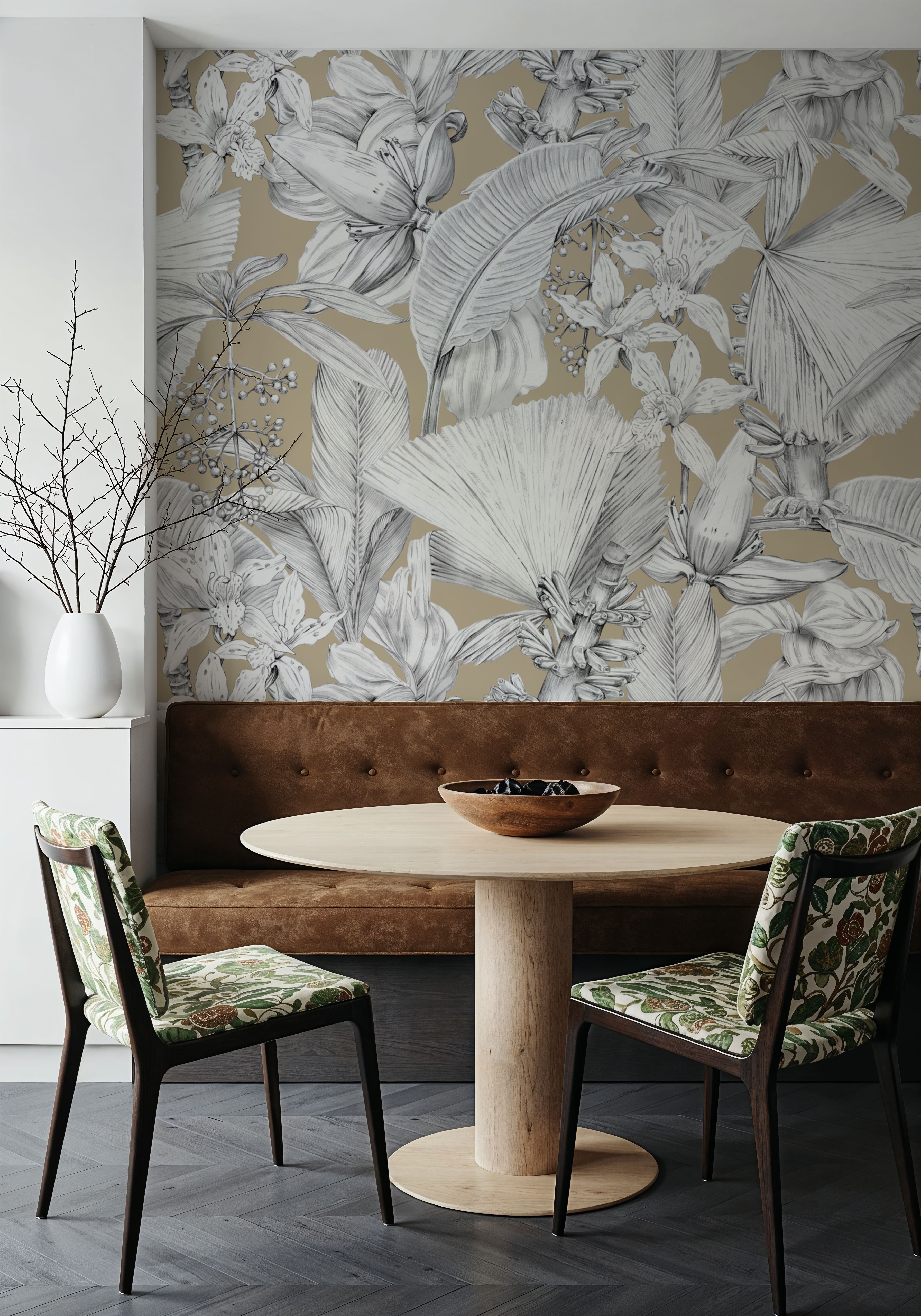 Maui, Beige, Wallpaper