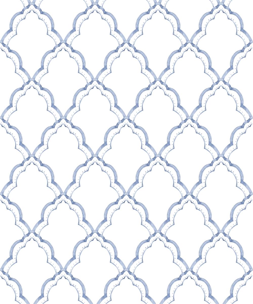 Medallion Trellis, Blueberry