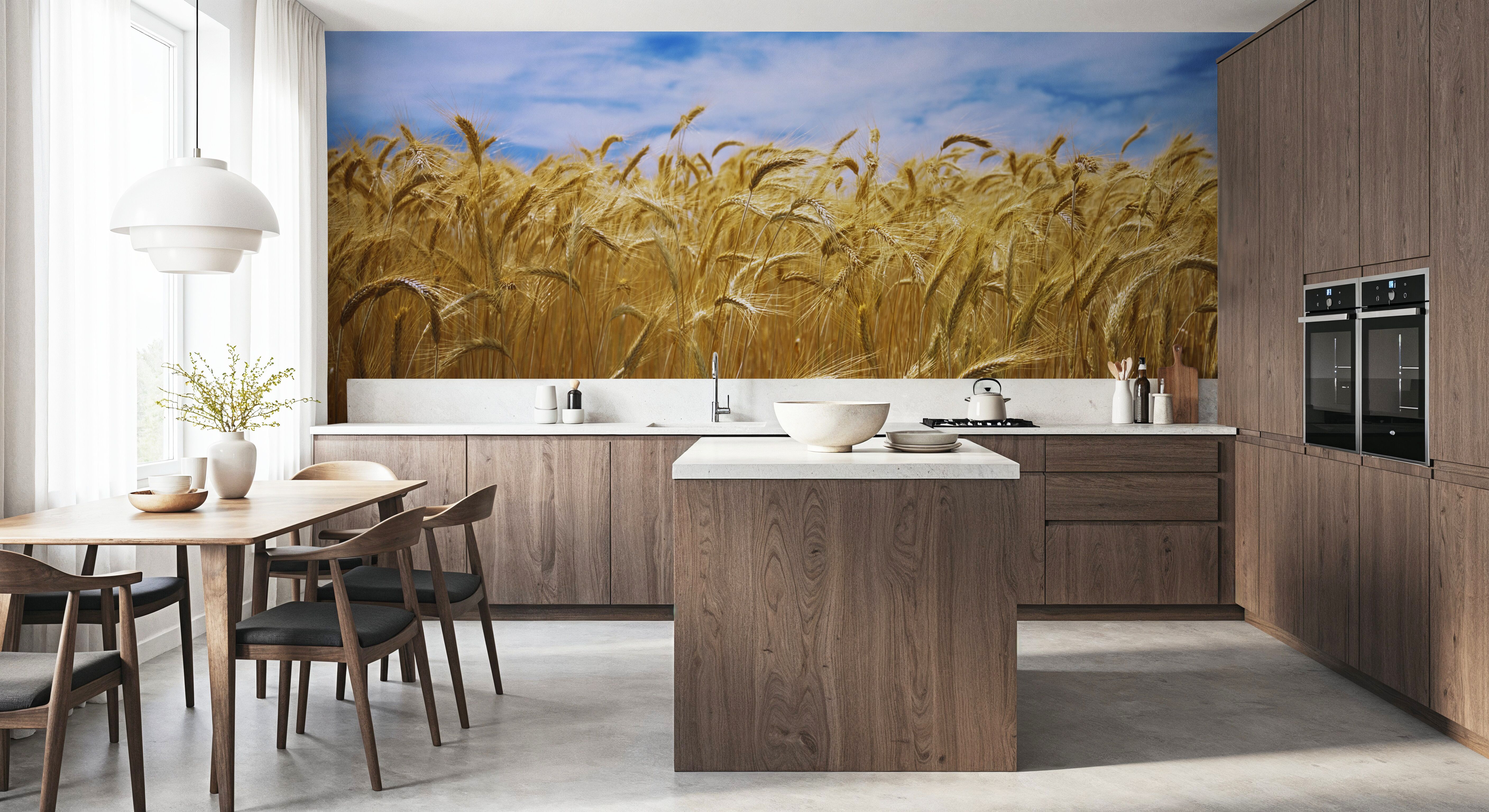 Amber Field Sky III, Wallpaper