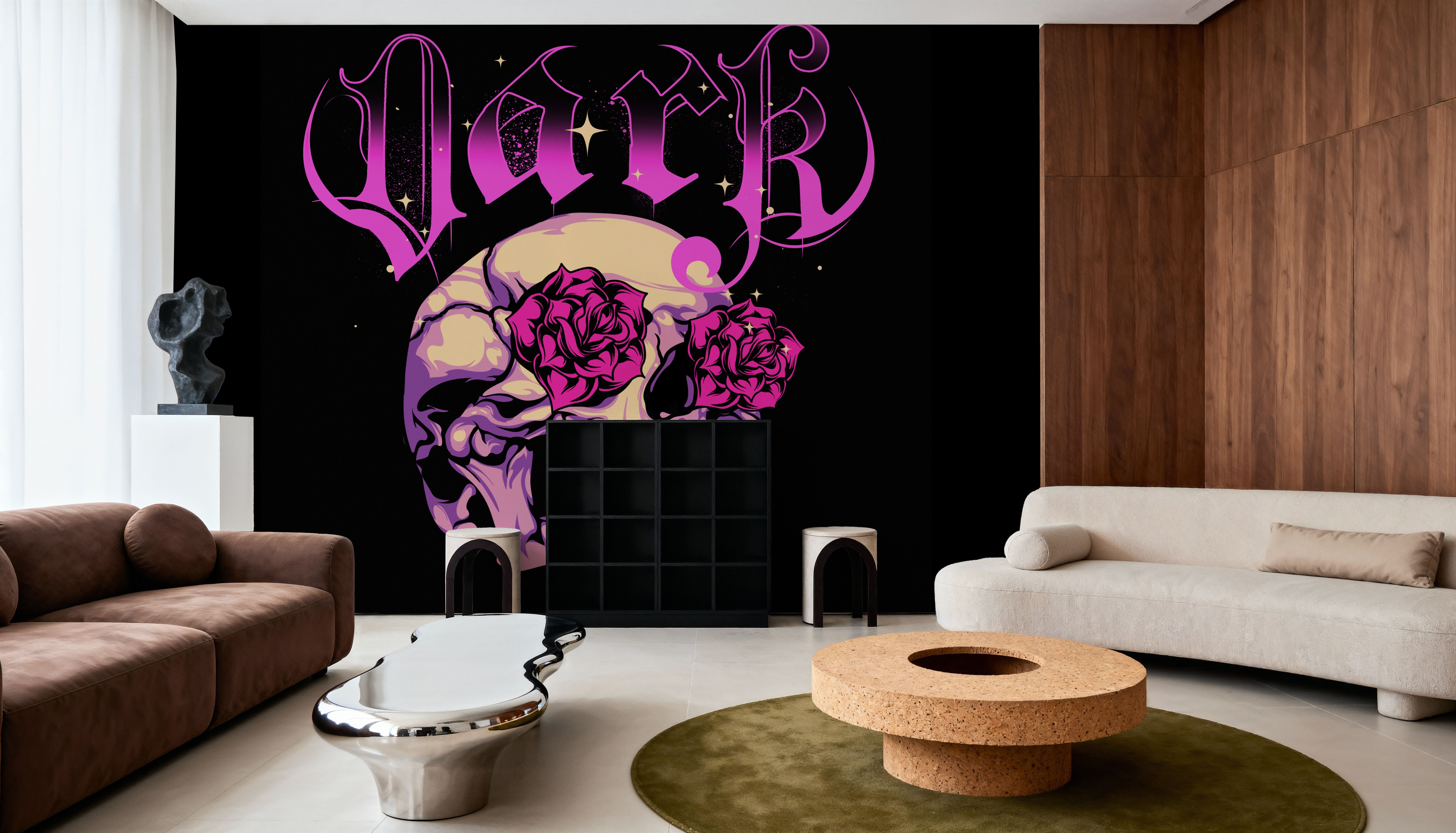 Dark Skull Magenta