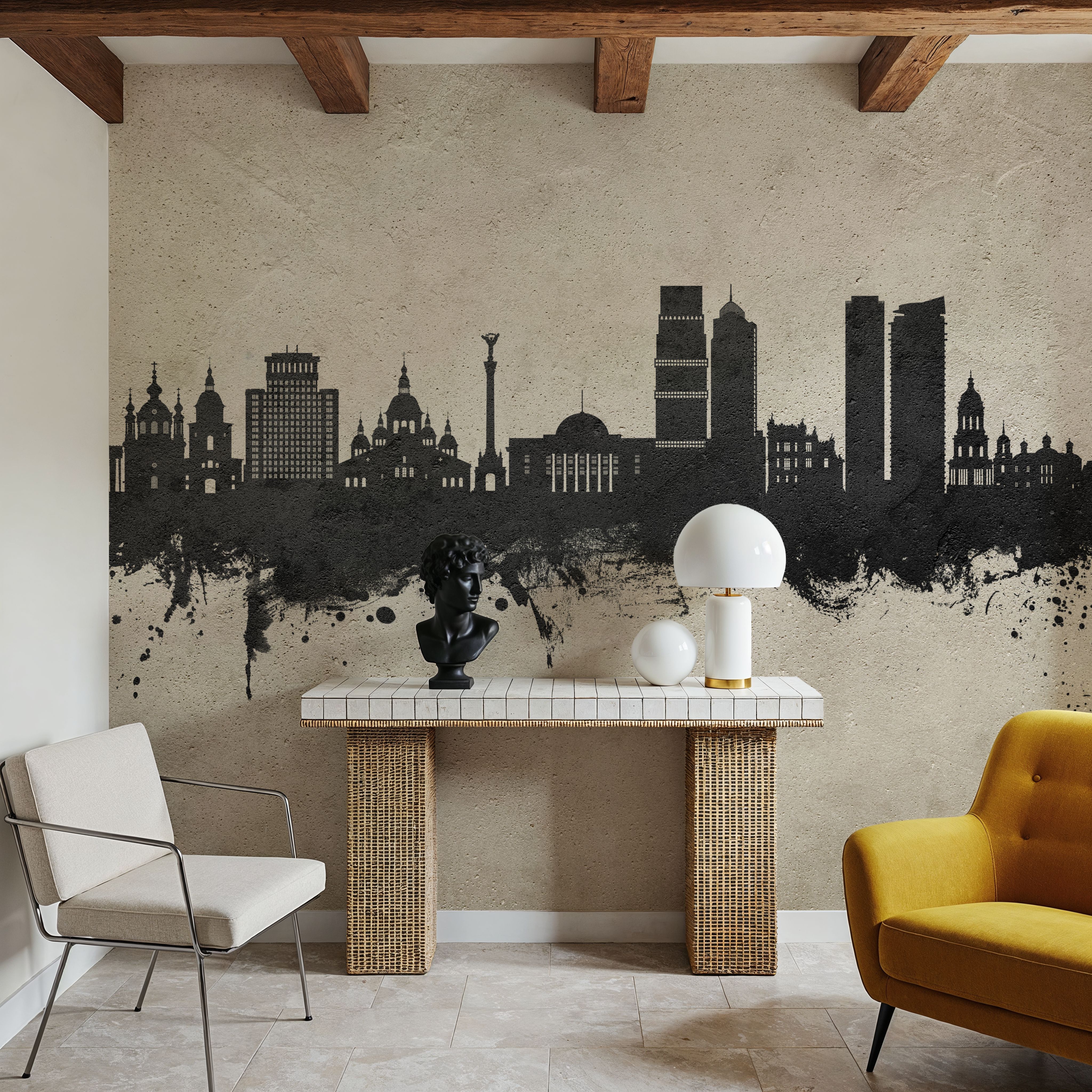 Kyiv Ukraine Skyline Concrete