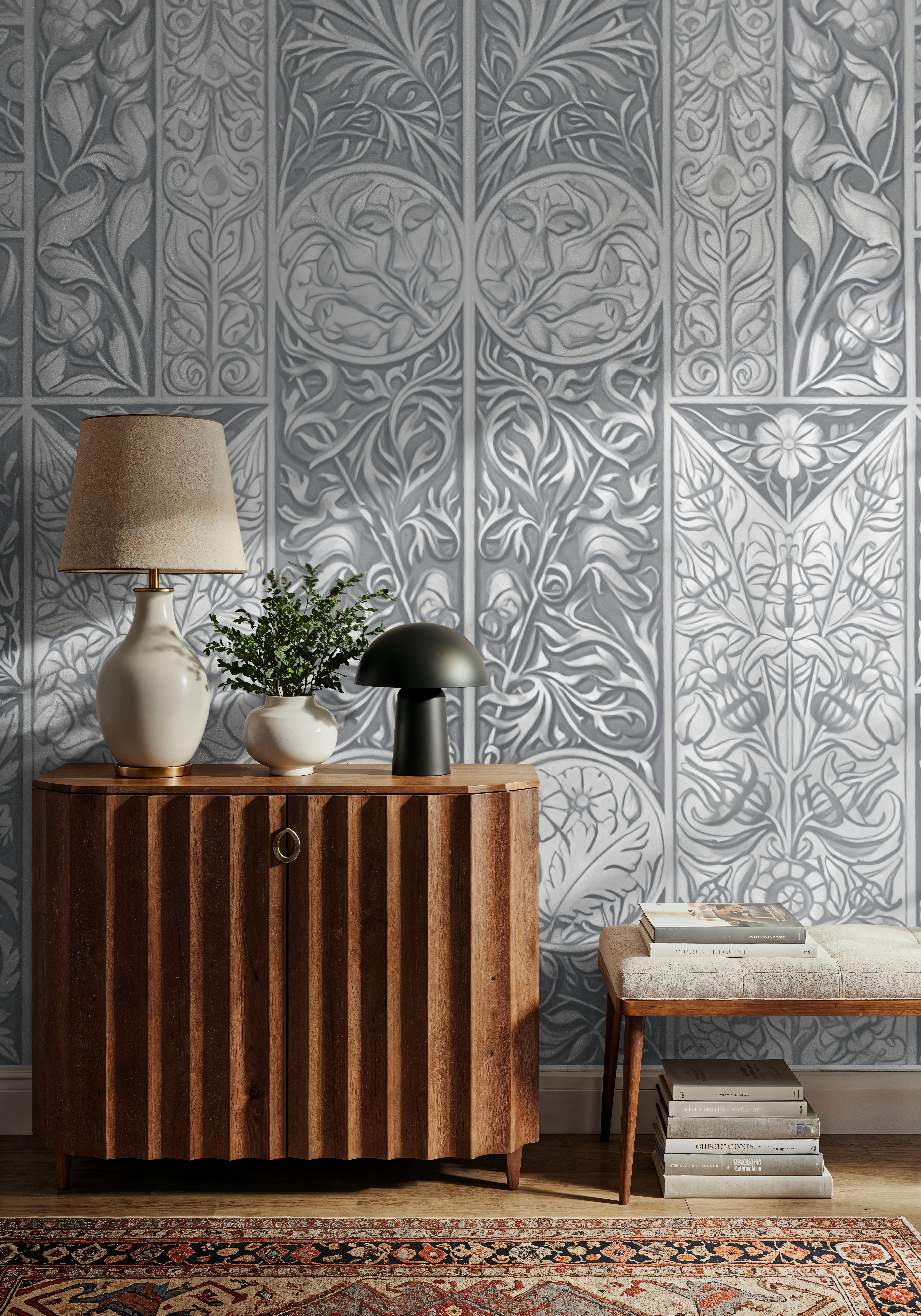 Flower Collection, Gray