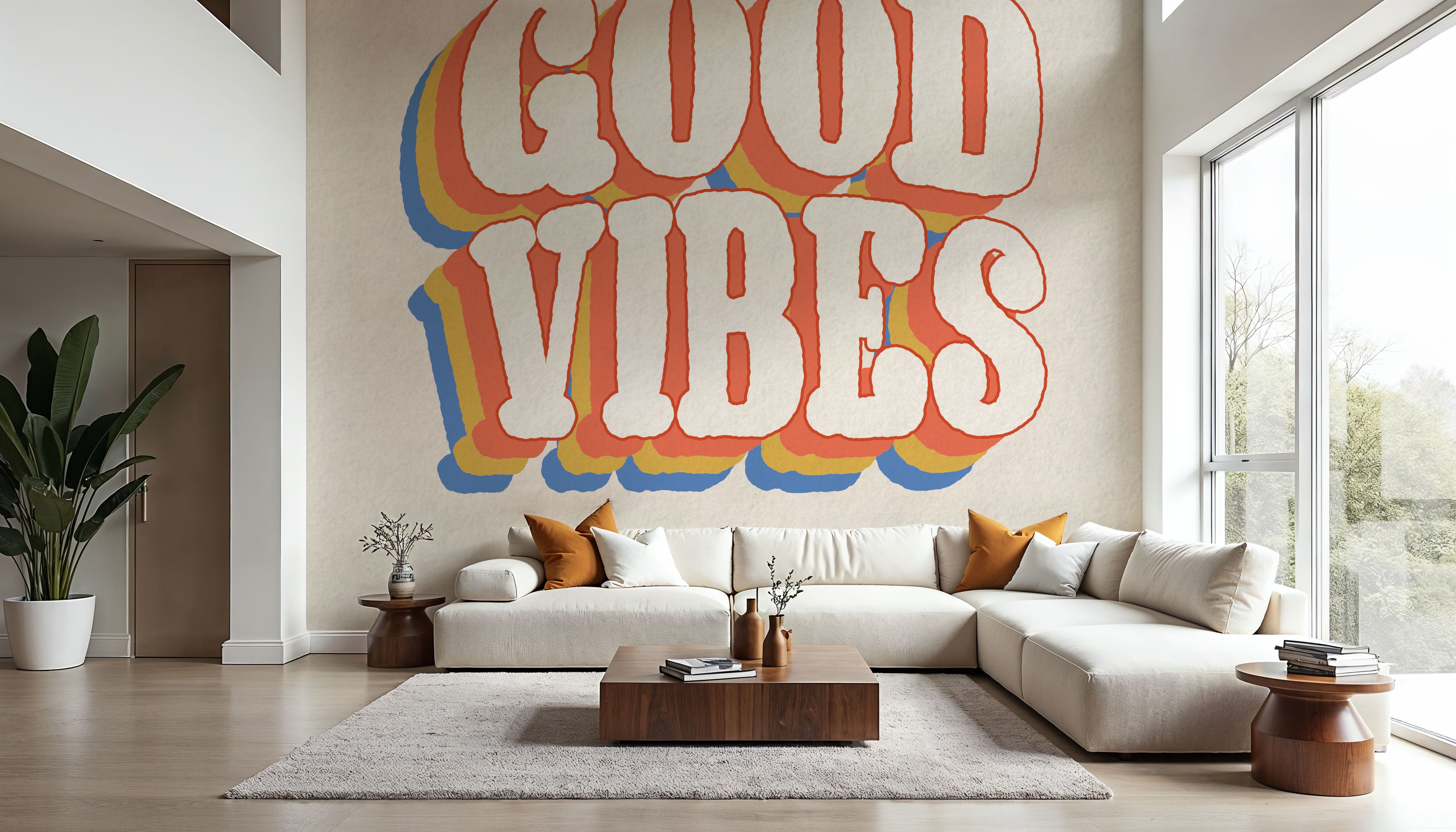 Good Vibes Layers, Wallpaper
