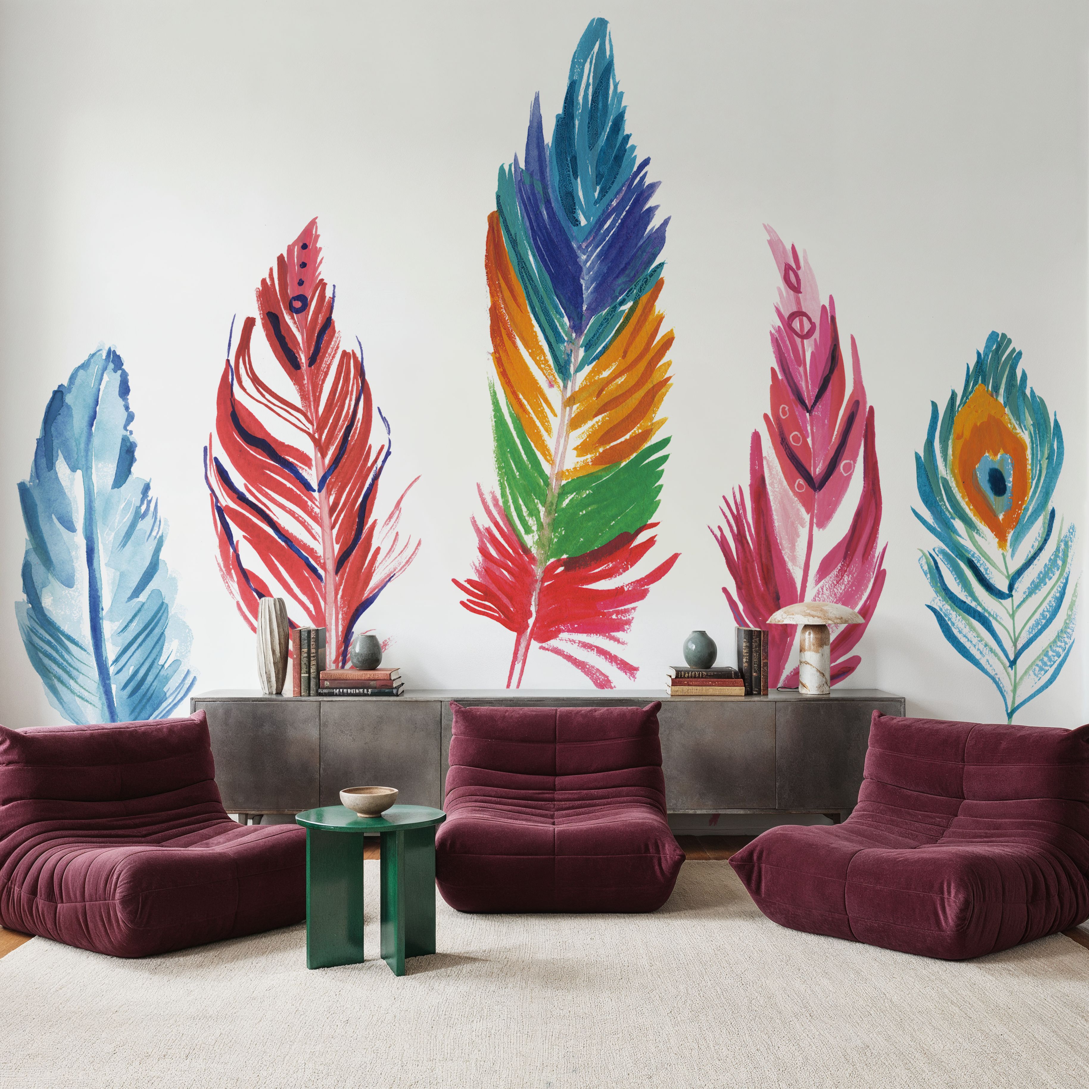 Rainbow Feathers IV