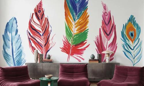 Rainbow Feathers IV